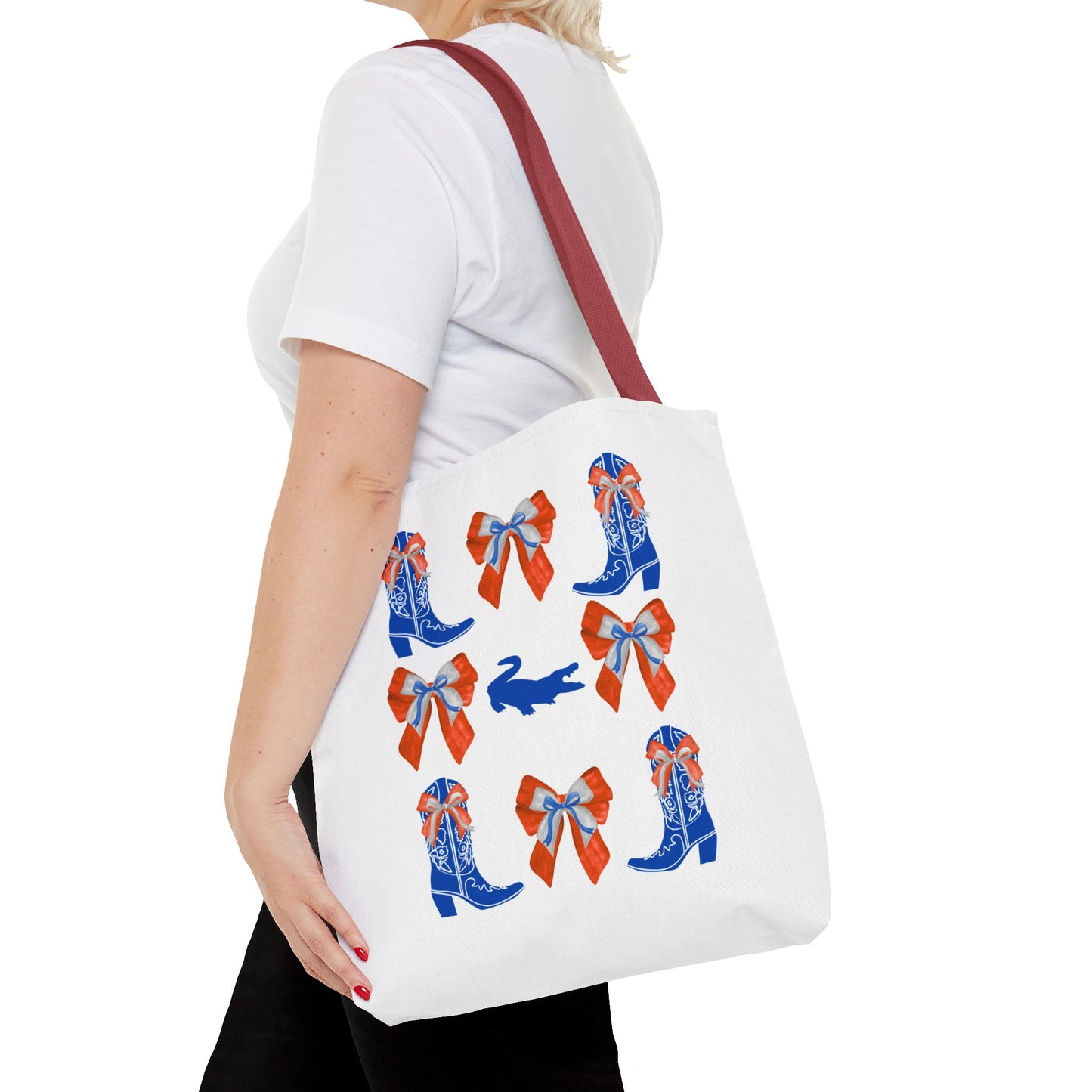 FL gators game day tote bag, UF fan gift, UF alumni, graduation gift, college student gift, chomp! chomp!, florida fan gift, florida game day, go gators