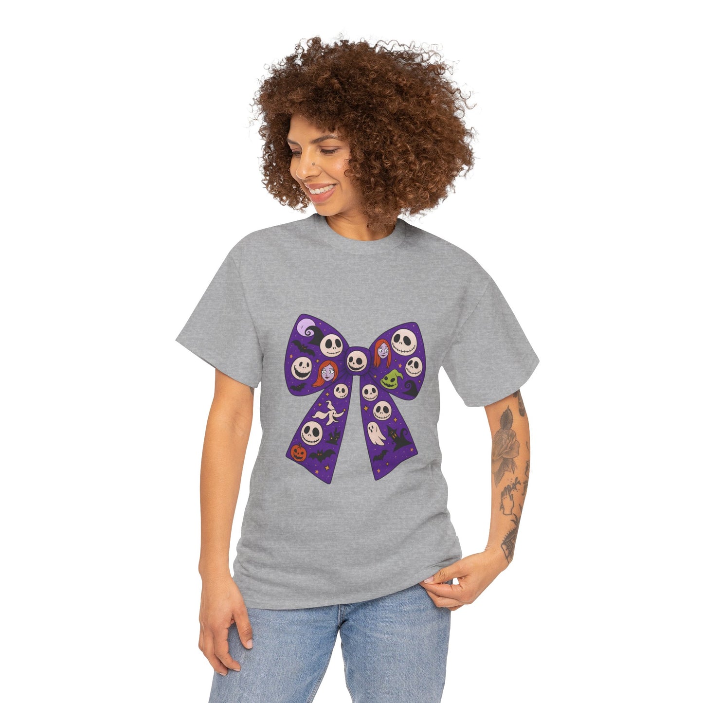 Halloween Themed Unisex Tee, Spooky T-Shirt, Cute Graphic Shirt, Gift for Halloween Lovers, Festive Casual Wear