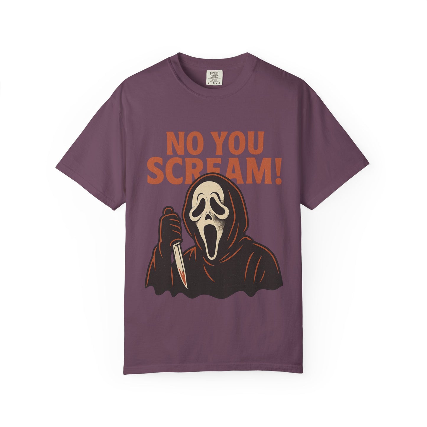 Unisex Horror-Themed T-shirt | Fun Scream Design for Halloween, Costume Parties, Movie Nights, Gift for Horror Fans