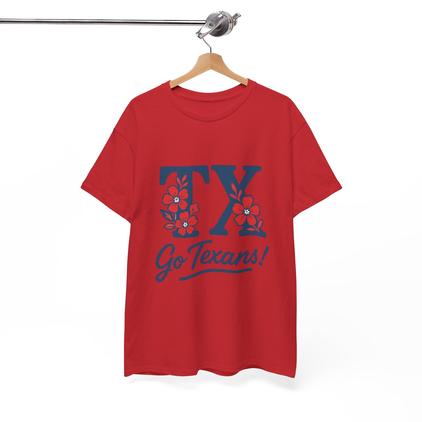 Texas Pride Unisex Cotton Tee | Go Texans! T-Shirt, Casual Wear, Game Day Shirt, Gift for Fans, Spring/Summer Style