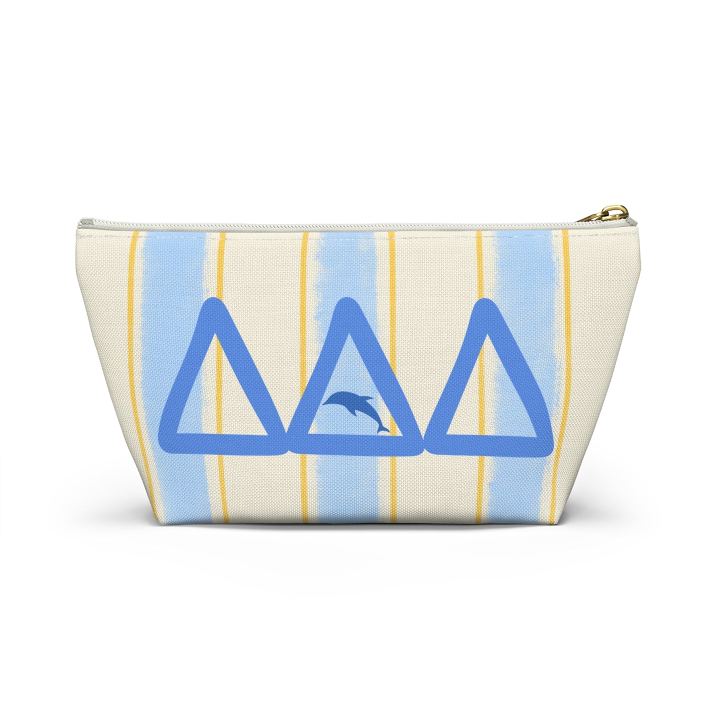 DDD Chic Dolphin Print Accessory Pouch, Cosmetic Bag, Travel Organizer, Beach Essentials, Summer Vibes, Gift for Her