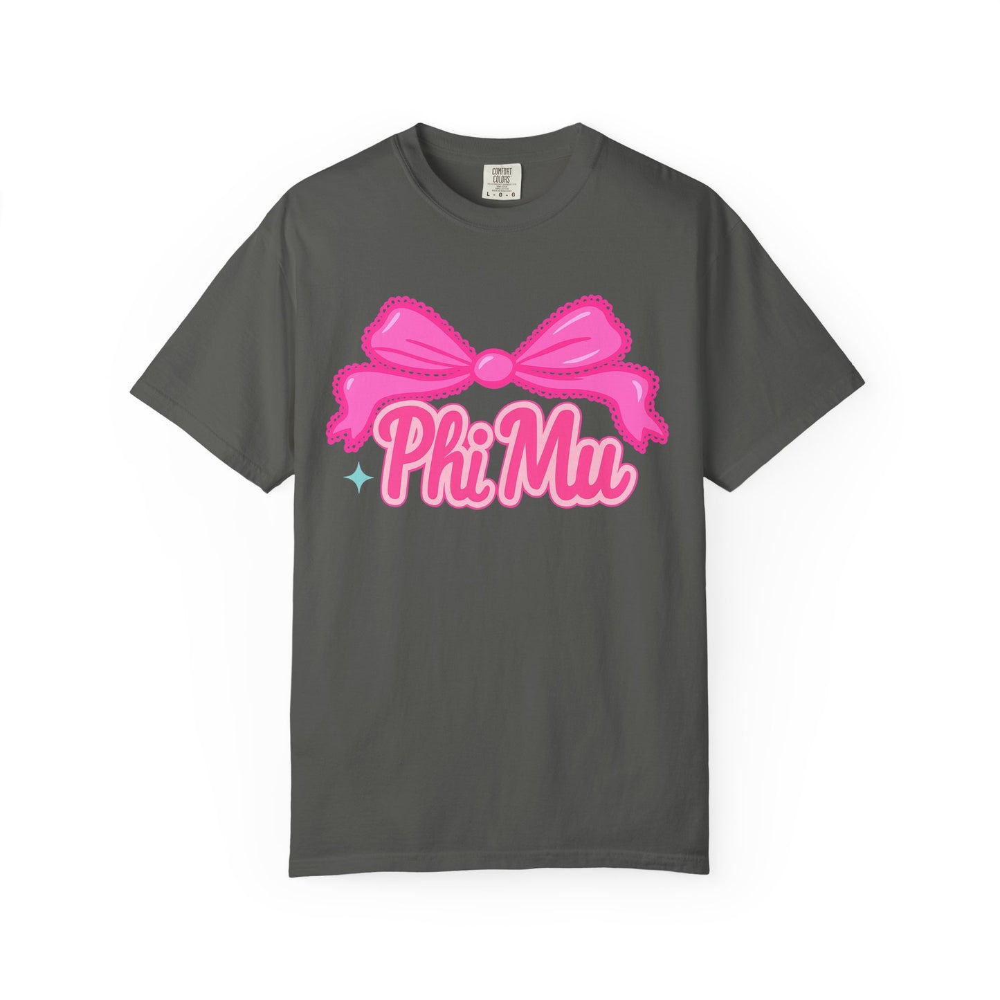 PhiMu Bow Pink Sorority T-Shirt