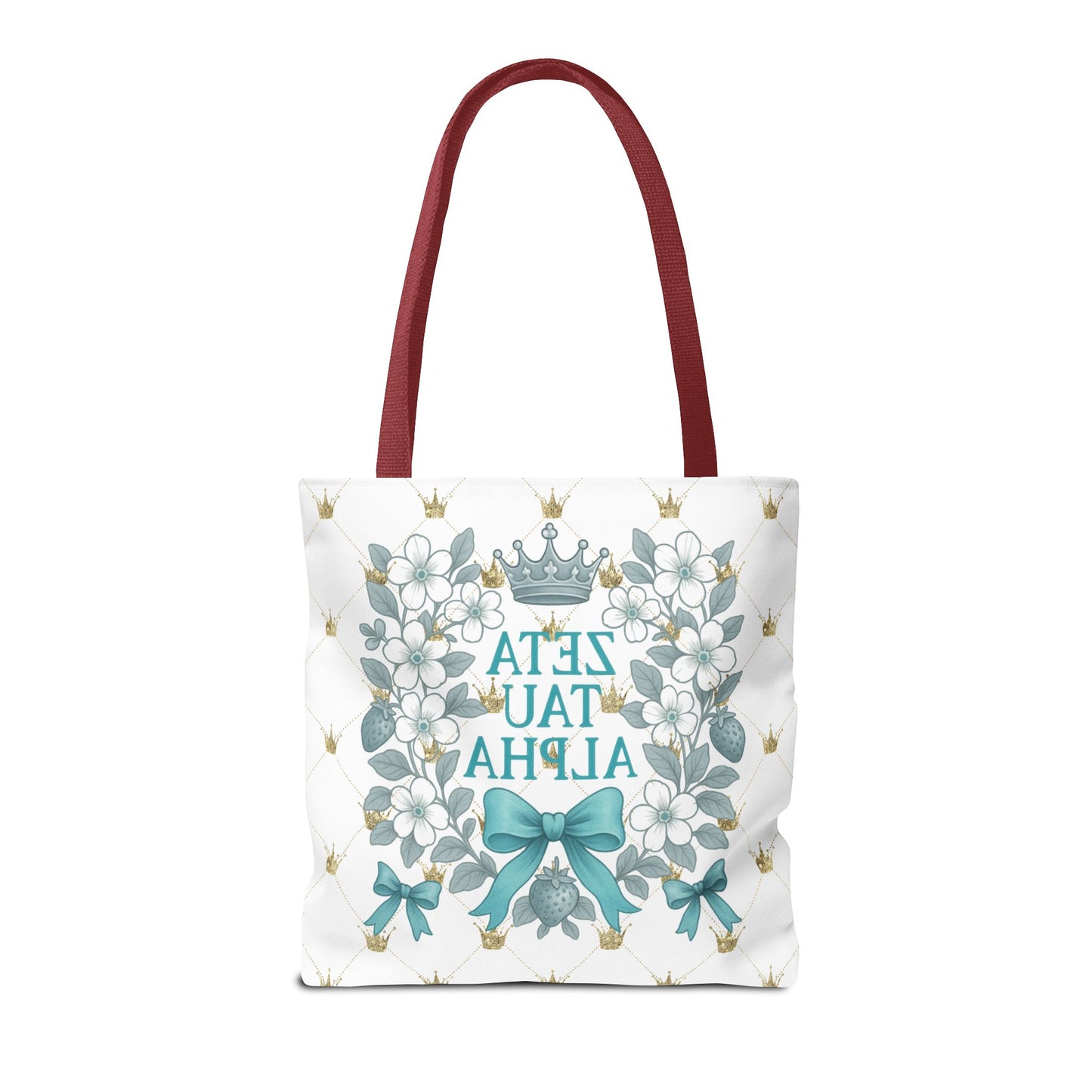 Zeta Tau Alpha Tote Bag | Sorority Bags, Floral Design, Gift for Sisters, Campus Essentials, Personalized Tote