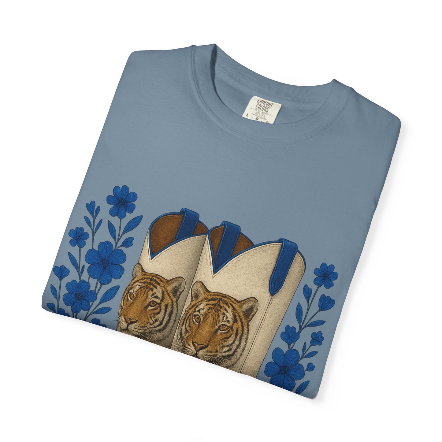 Graphic T-Shirt - Cowboy Boots & Tigress, Unisex Tee, Vintage Country Style-Memphis Tiger Fan