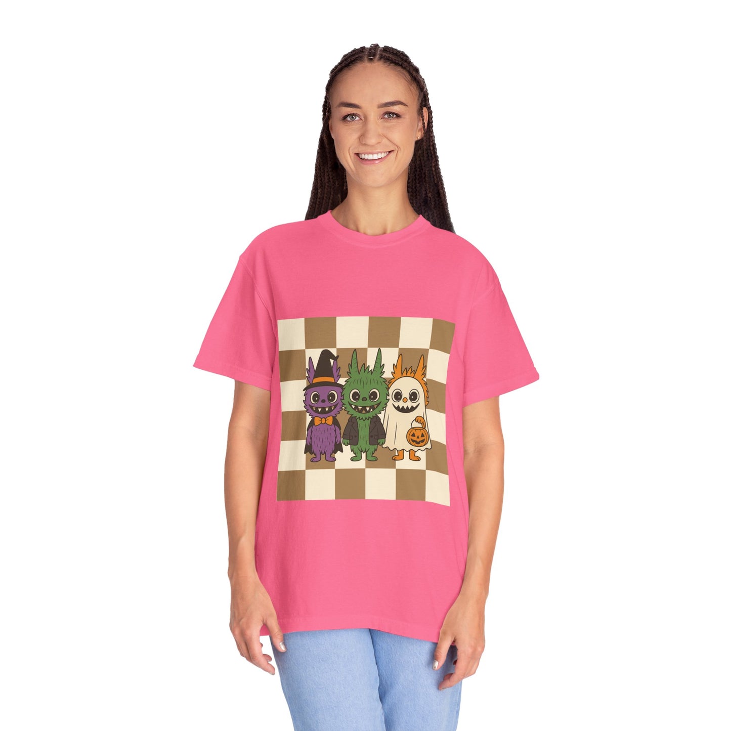 Cute Halloween Monster T-Shirt, Spooky Graphic Tee, Fall Apparel, Unisex Shirt, Trick or Treat, Halloween Party Outfit
