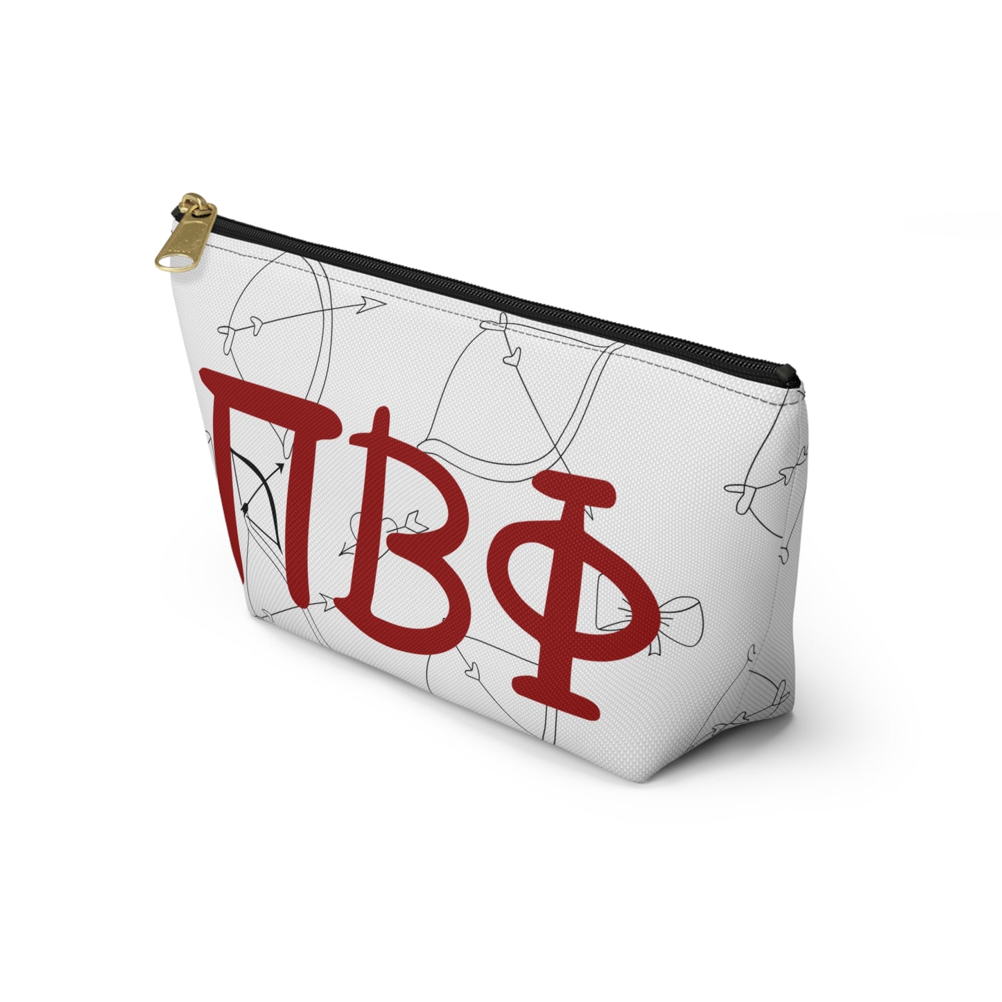 Pi Beta Phi Stylish Accessory Pouch, Personalized Cosmetic Bag, Ideal Gift for Friends, Perfect for School, Travel & Organization