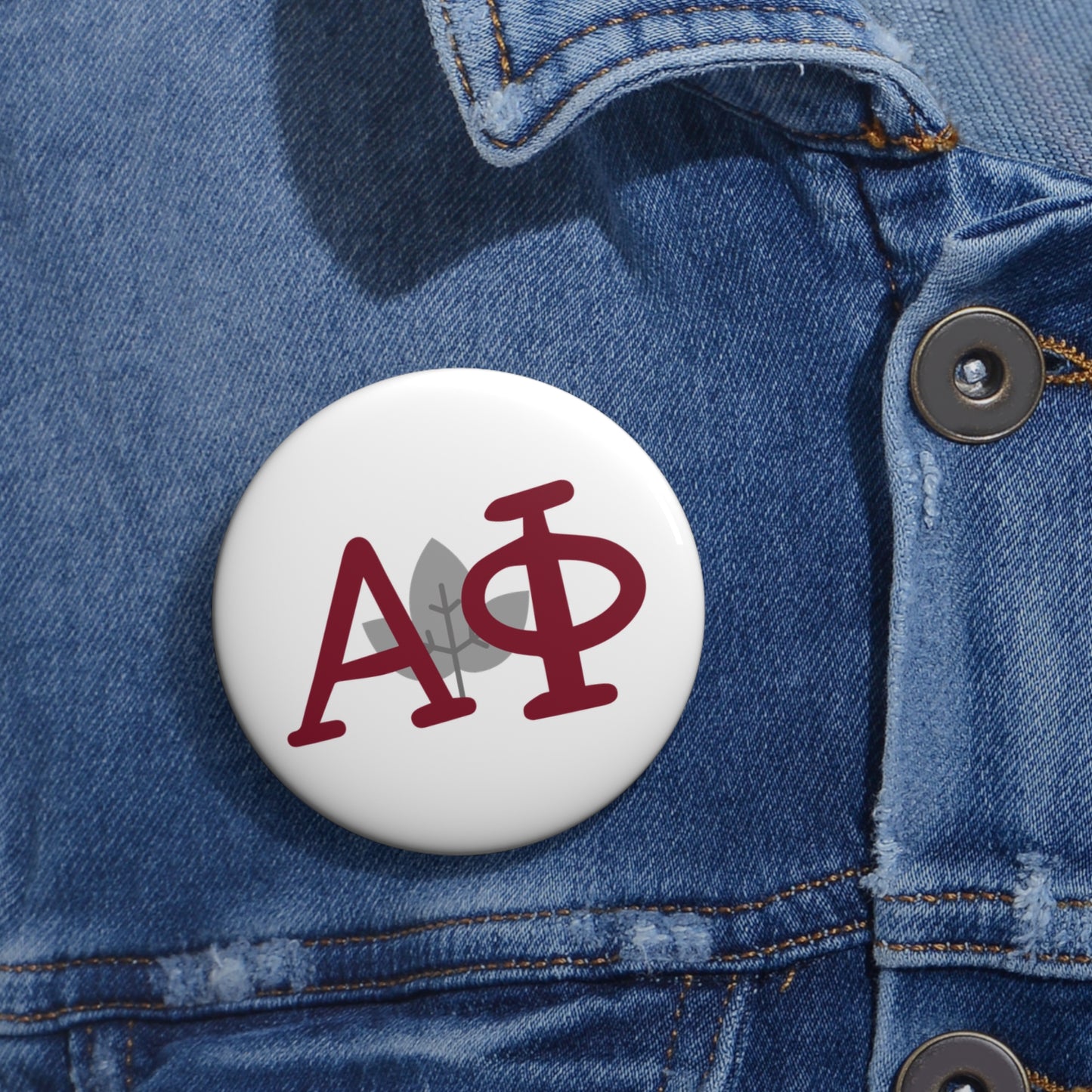 Alpha Phi Custom Fraternity Pin Buttons, Personalized Badge Pins for Events, Gifts for Members, Sorority Recruitment, Club Merchandise