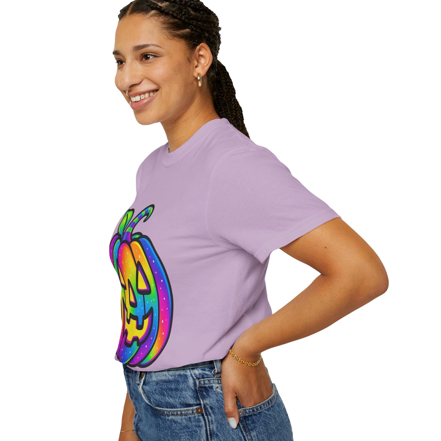Colorful Pumpkin T-shirt for Halloween