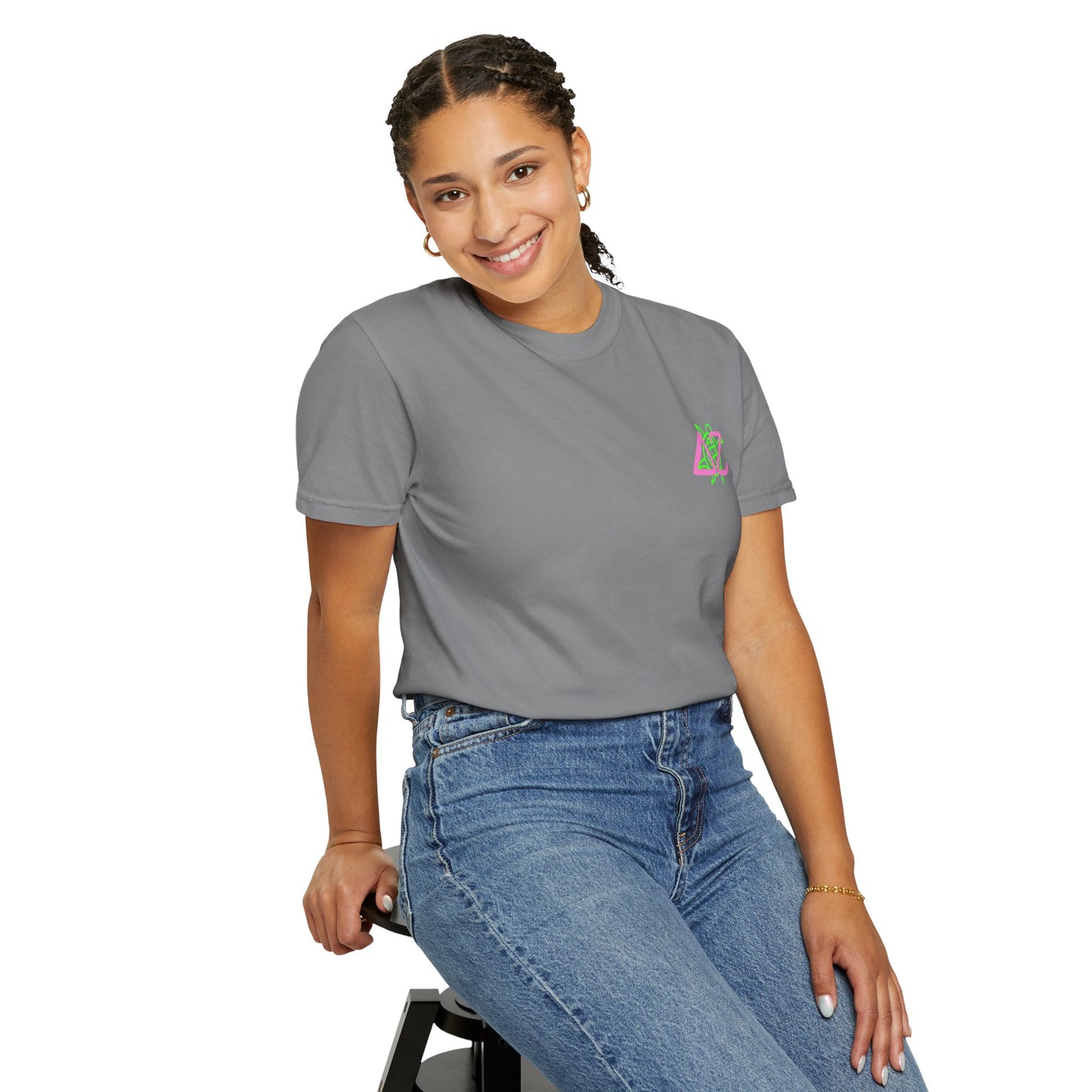 Delta Zeta Unisex T-Shirt, Sorority Shirt, Garment-Dyed Tee, Cute College Top, Sisterhood Apparel, Gift for Sorority Sisters