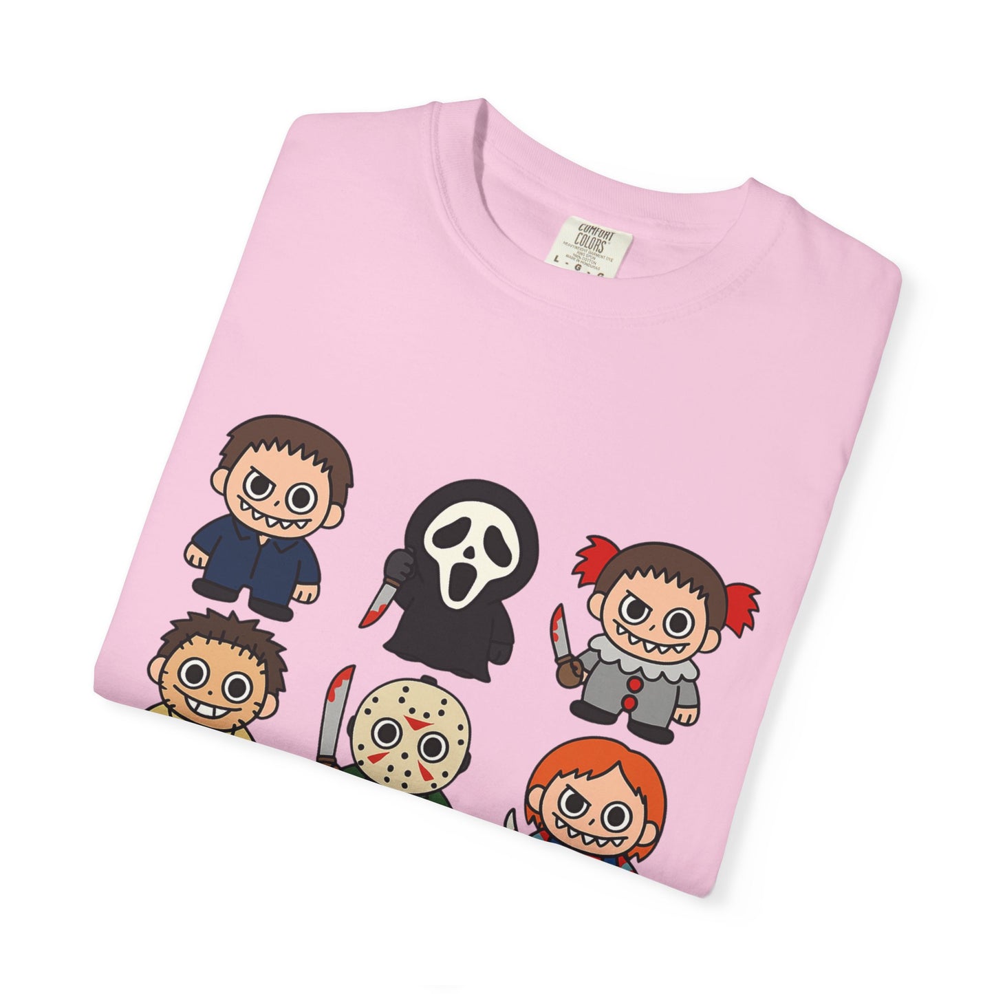 Pop Culture Horror Character T-Shirt, Unisex Tee, Halloween Tee, Horror Movie Merch, Funny Graphic Shirt, Gift for Horror Fans
