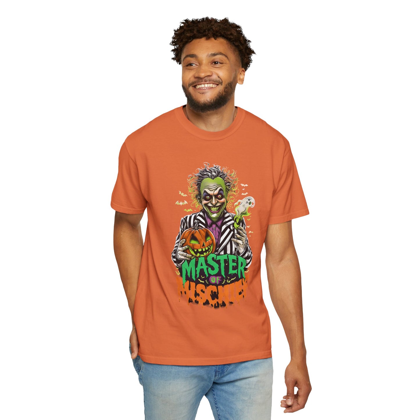 Master of Mischief Unisex T-Shirt, Halloween Party Shirt, Costume Tee, Spooky Gift, Fall Apparel, Graphic Tee
