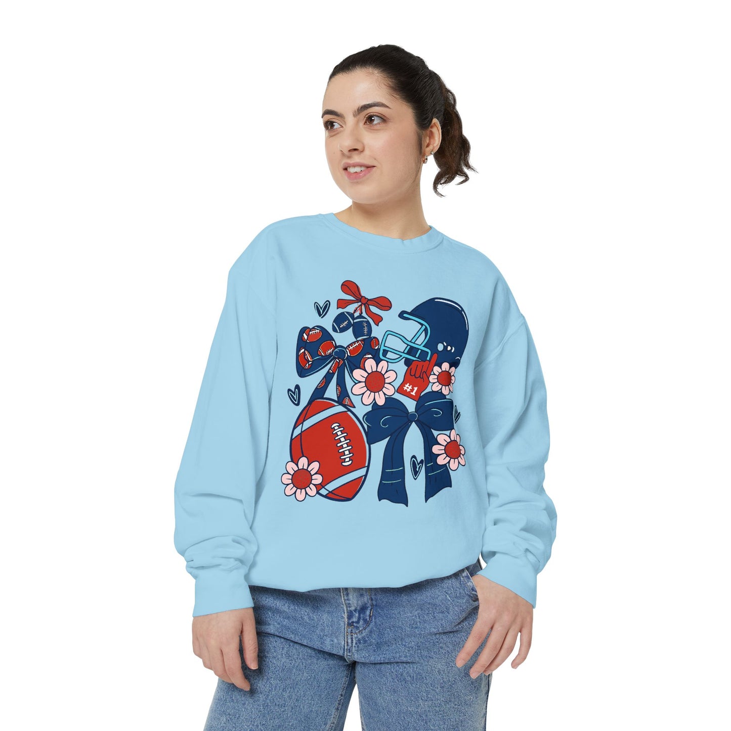 Football Game Day Unisex Sweatshirt - Comfort Colors