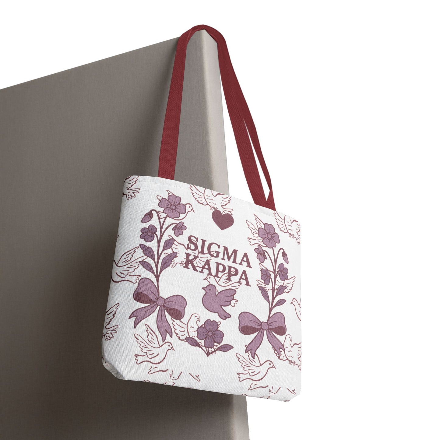 Sigma Kappa Floral Tote Bag | Sorority Gift, Eco-Friendly Carry-All, College Accessory, Stylish Shopping Bag, Chic Beach Tote