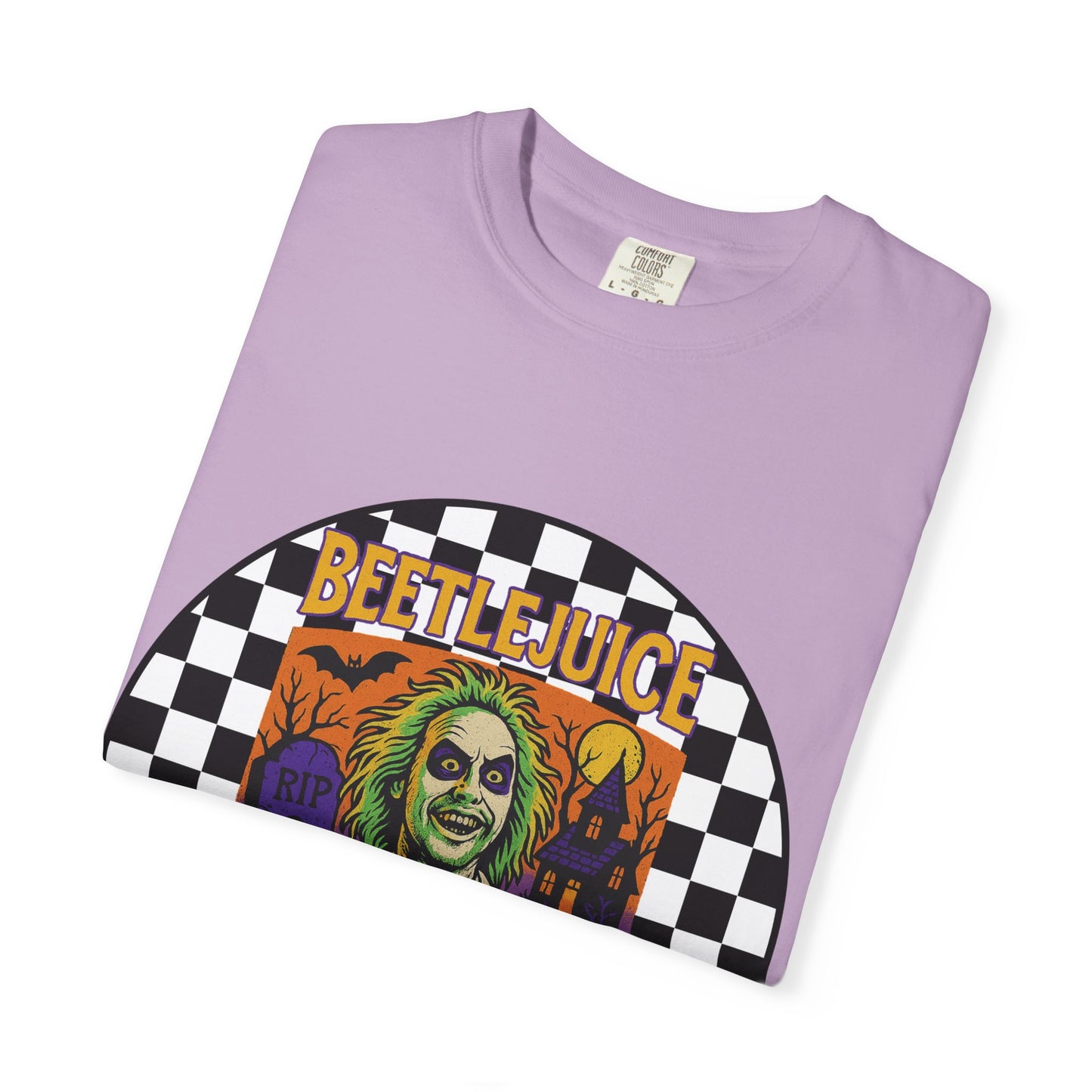 Beetlejuice Unisex T-shirt, Spooky Graphic Tee, Halloween Costume Shirt, Movie Fan Apparel, Eerie Clothing Gift