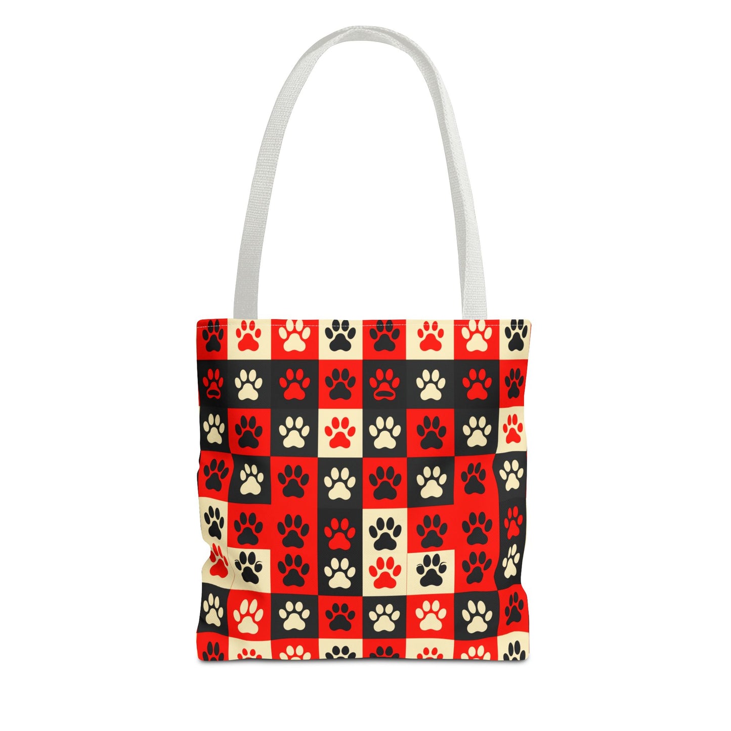 Paws Pattern Tote Bag, Stylish Eco-Friendly Bag, Game Day Bag, Go dawgs, graduation gift, alumni gift