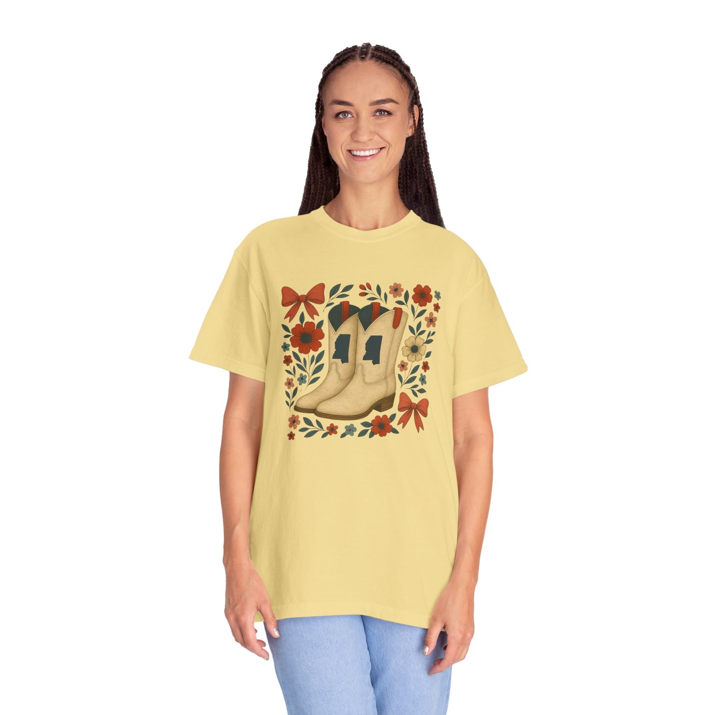 Mississippi Coquette Bow Unisex Tee - Ole Miss Fan Gift