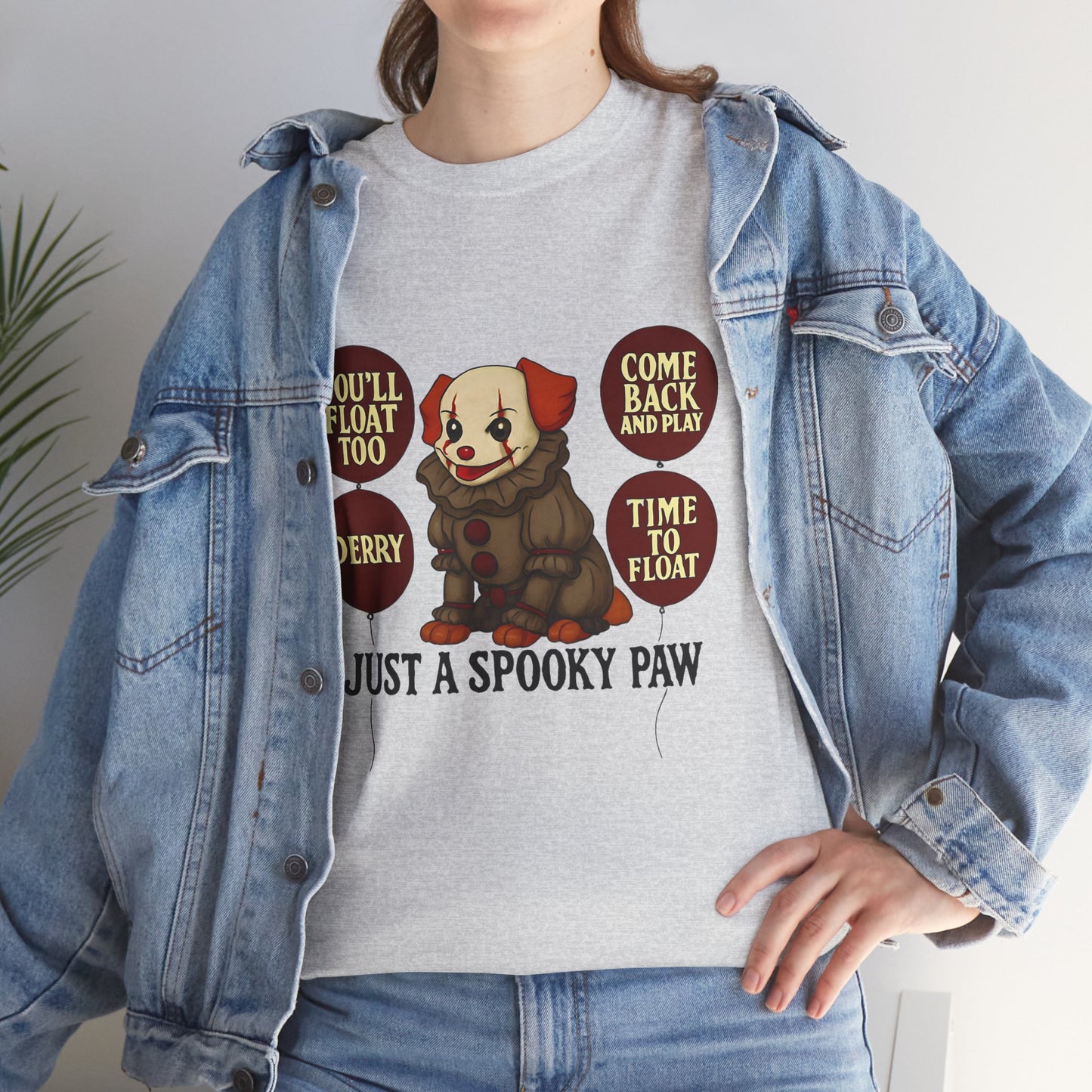 Spooky Dog Tee Clown Pup Pennywise