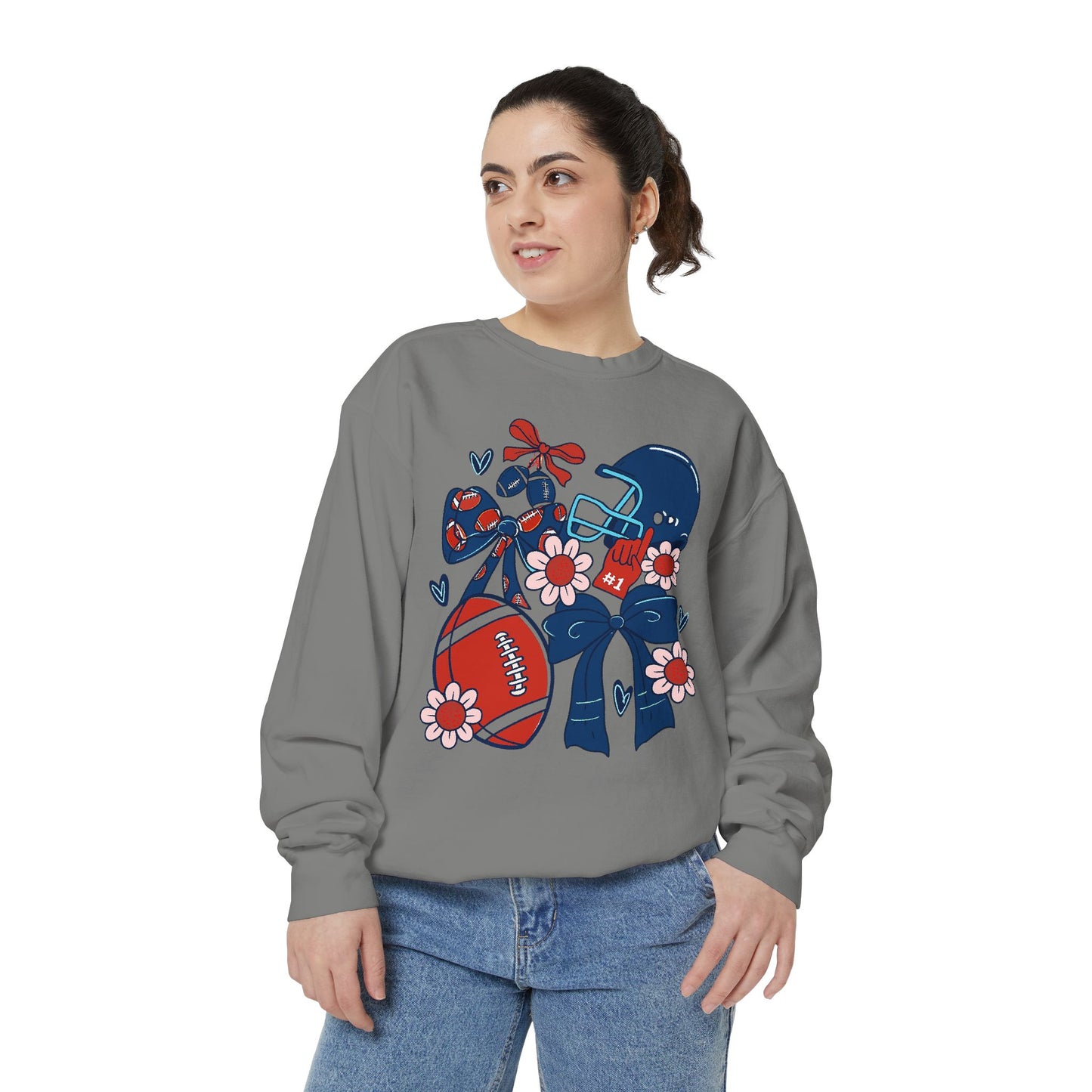 Football Game Day Unisex Sweatshirt - Comfort Colors