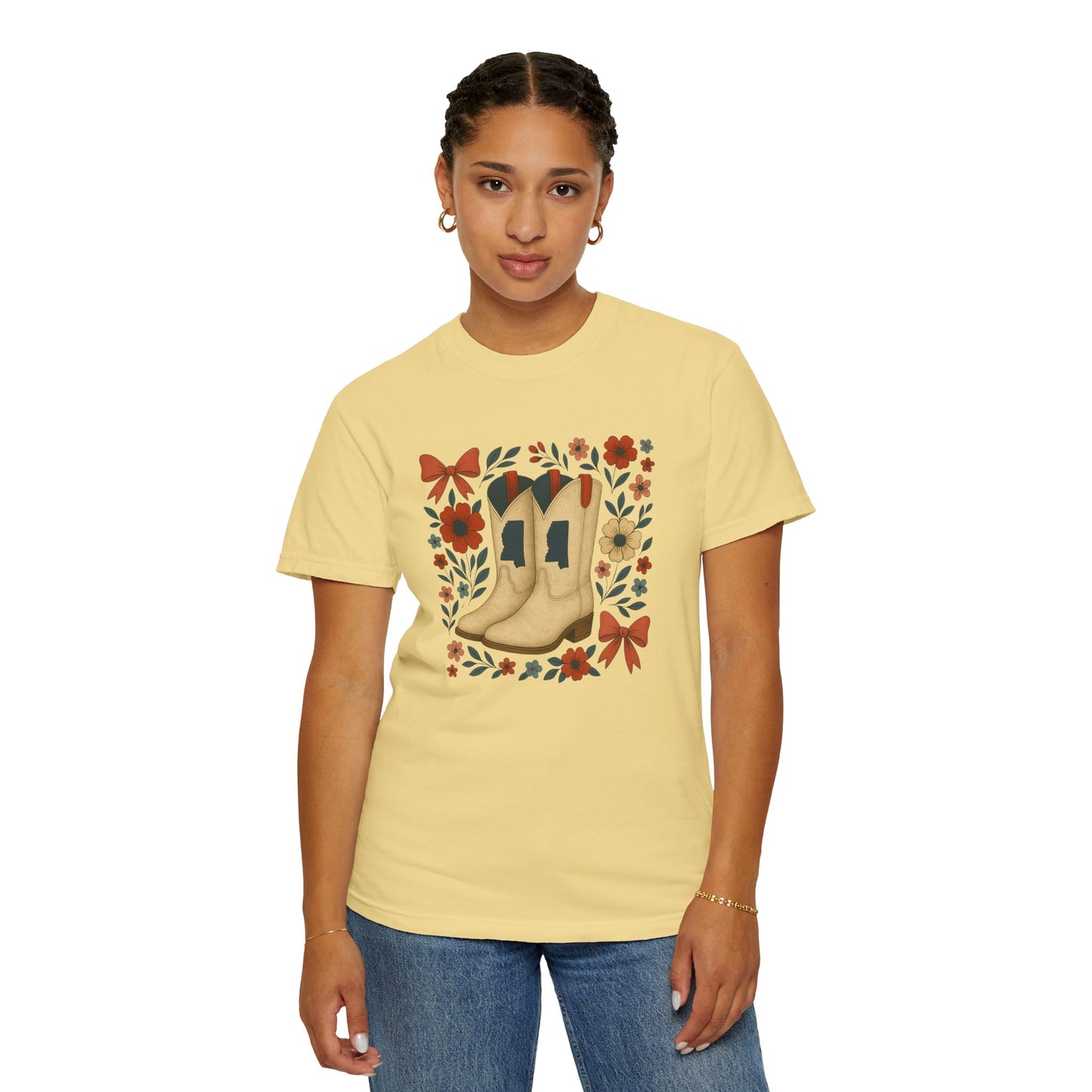 Mississippi Coquette Bow Unisex Tee - Ole Miss Fan Gift