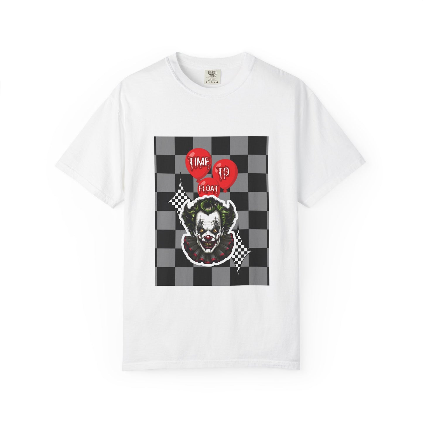 Creepy Clown Graphic T-Shirt, Halloween Costume Tee, Unisex Horror Shirt, Fun Gift for Fans, Graphic Novelty Wear, Casual Outfit