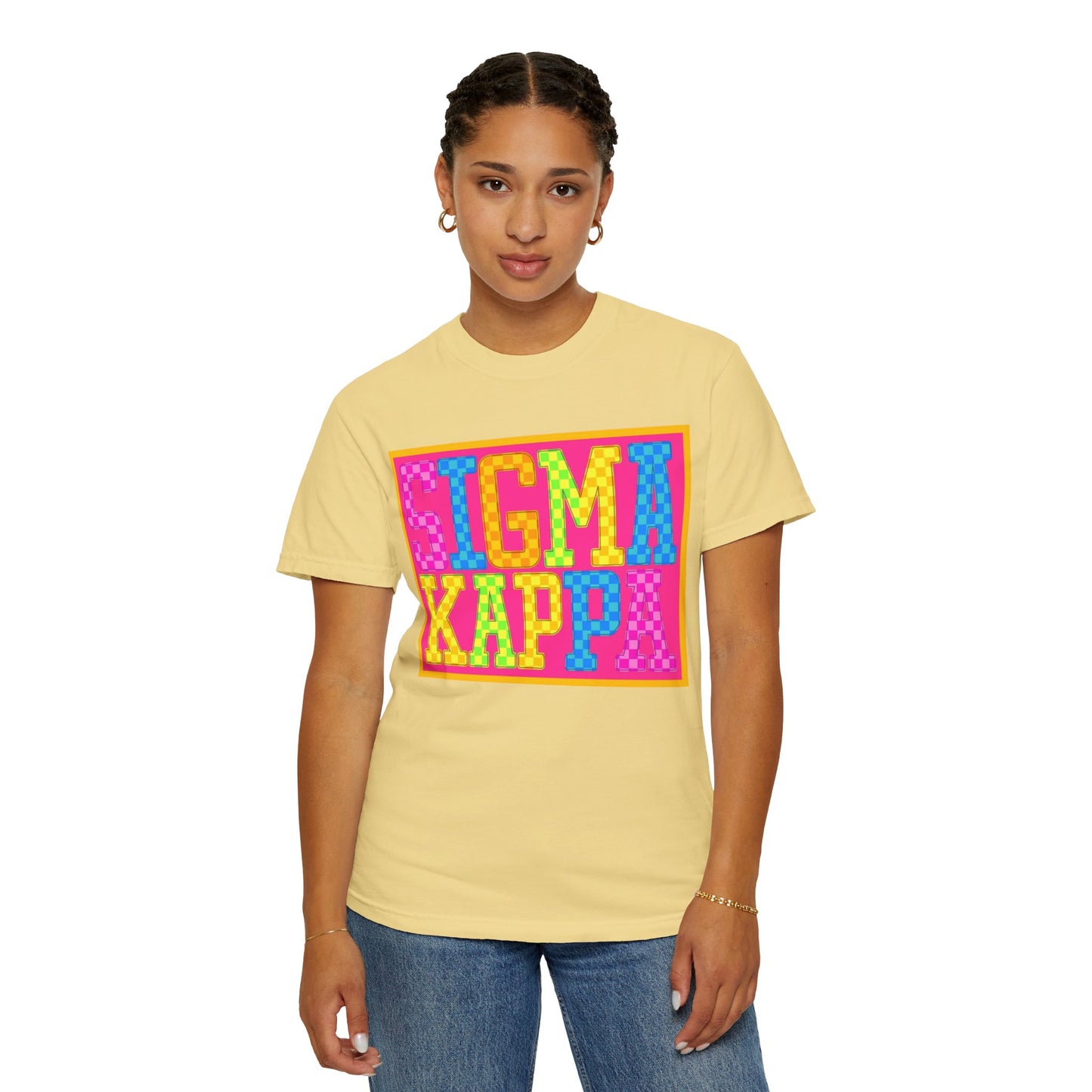 Colorful Sigma Kappa T-Shirt | Sorority Apparel