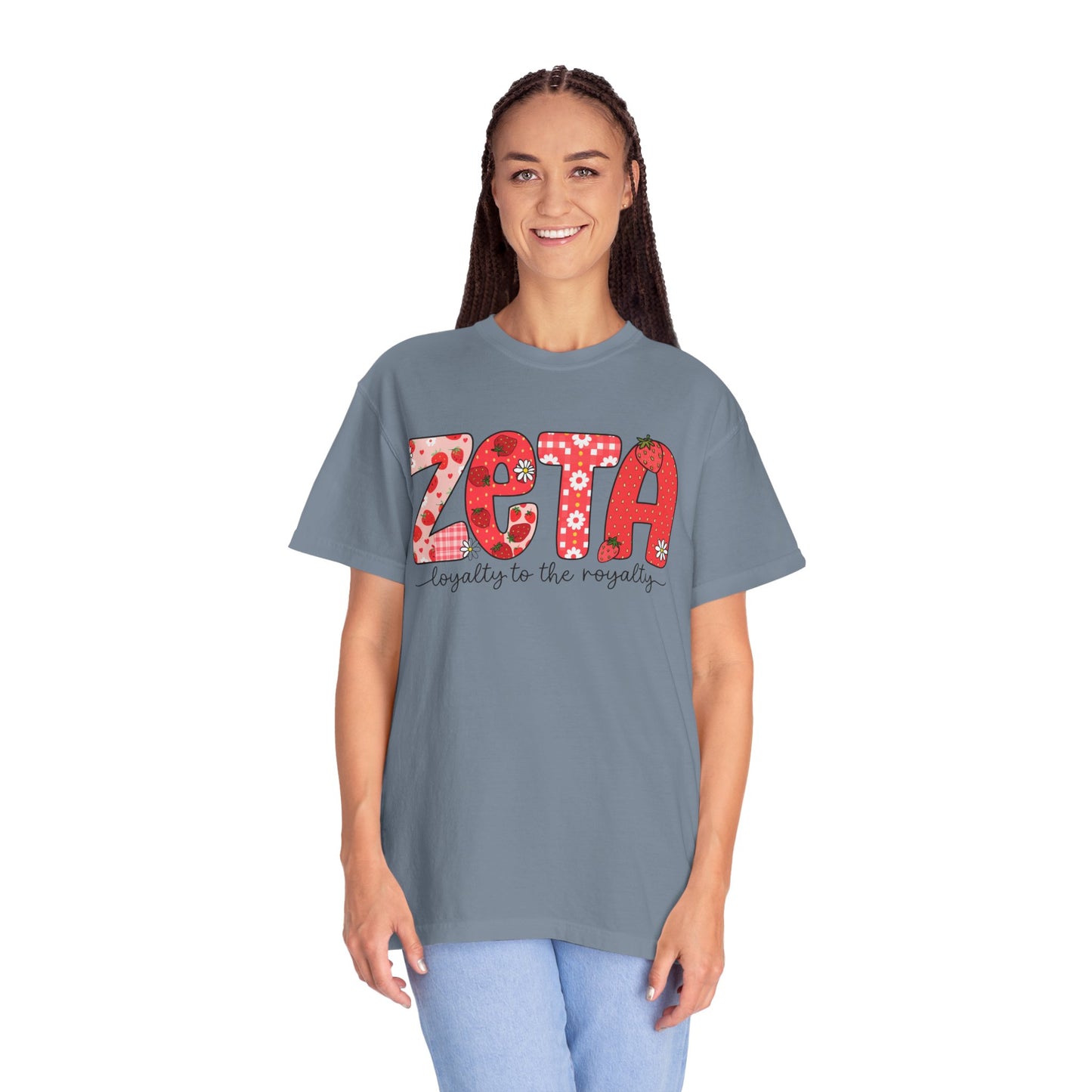 ZTALoyalty T-Shirt, Unisex Garment-Dyed Tee, Perfect for Sorority Events, Greek Life Apparel, Custom Festive Shirt, Everyday Casual Wear
