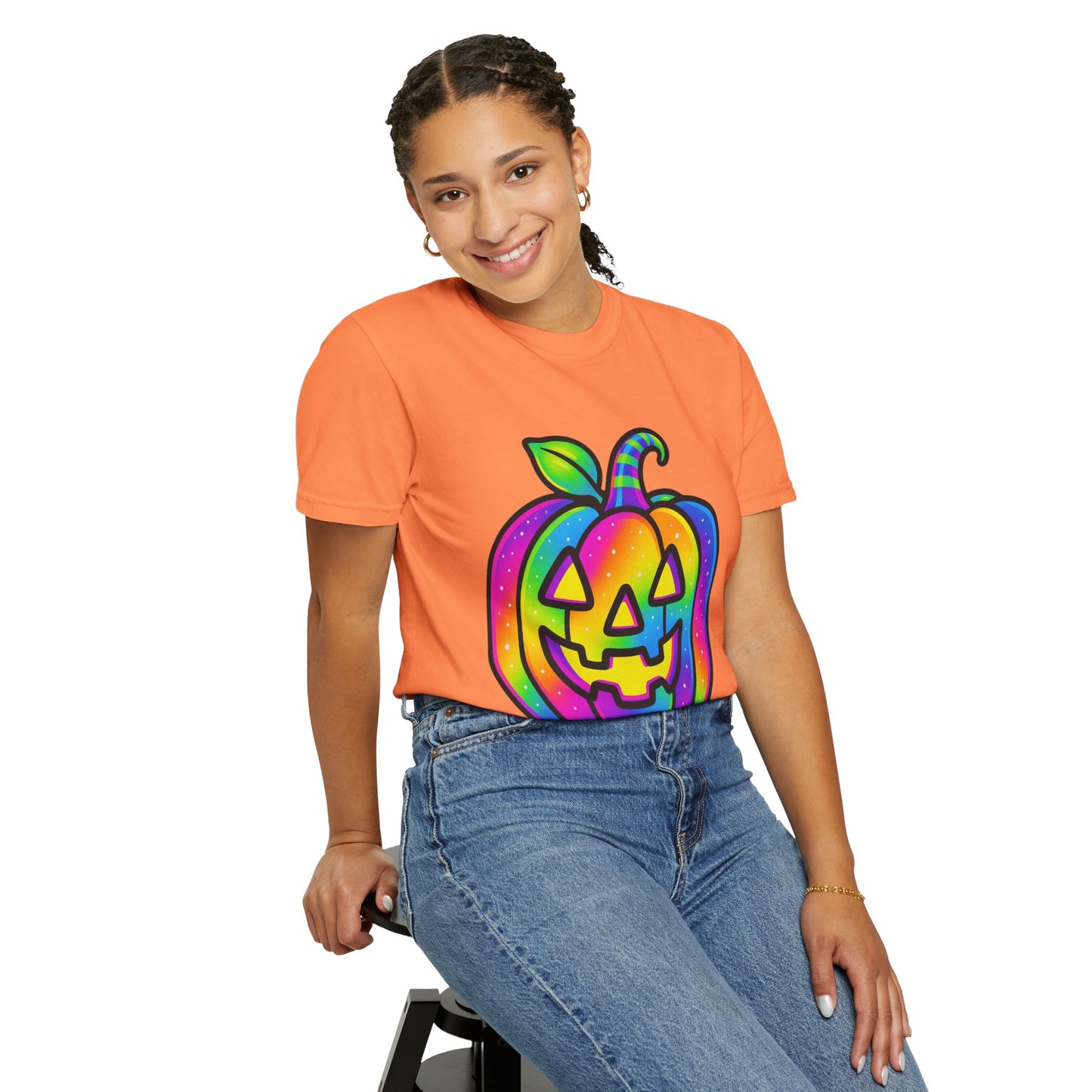 Colorful Pumpkin T-shirt for Halloween