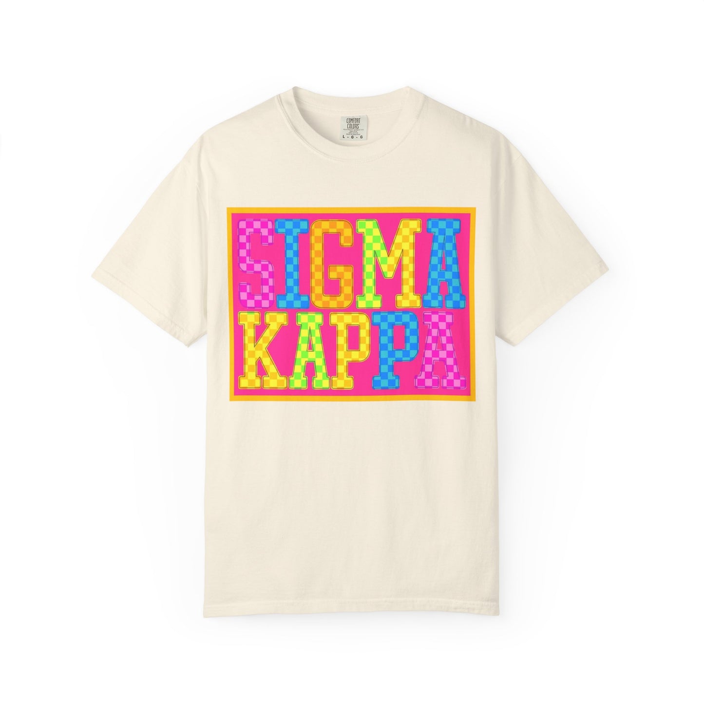 Colorful Sigma Kappa T-Shirt | Sorority Apparel