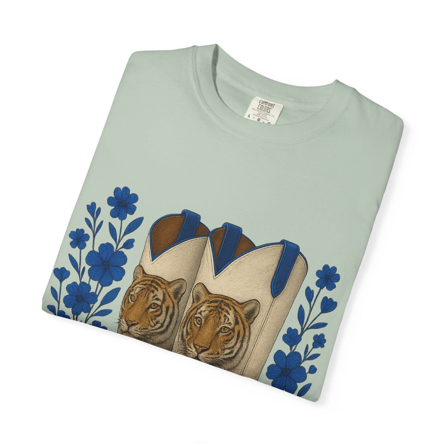 Graphic T-Shirt - Cowboy Boots & Tigress, Unisex Tee, Vintage Country Style-Memphis Tiger Fan