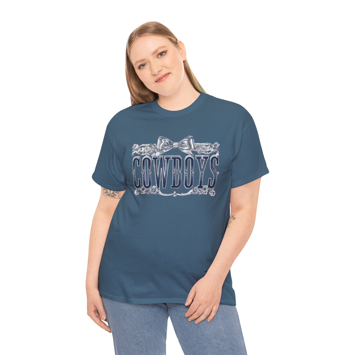 Cowboys Graphic Tee, Unisex Heavy Cotton Tee, Western Wear, Country Music Shirt, Rodeo Style T-Shirt, Gift for Cowboy Fans