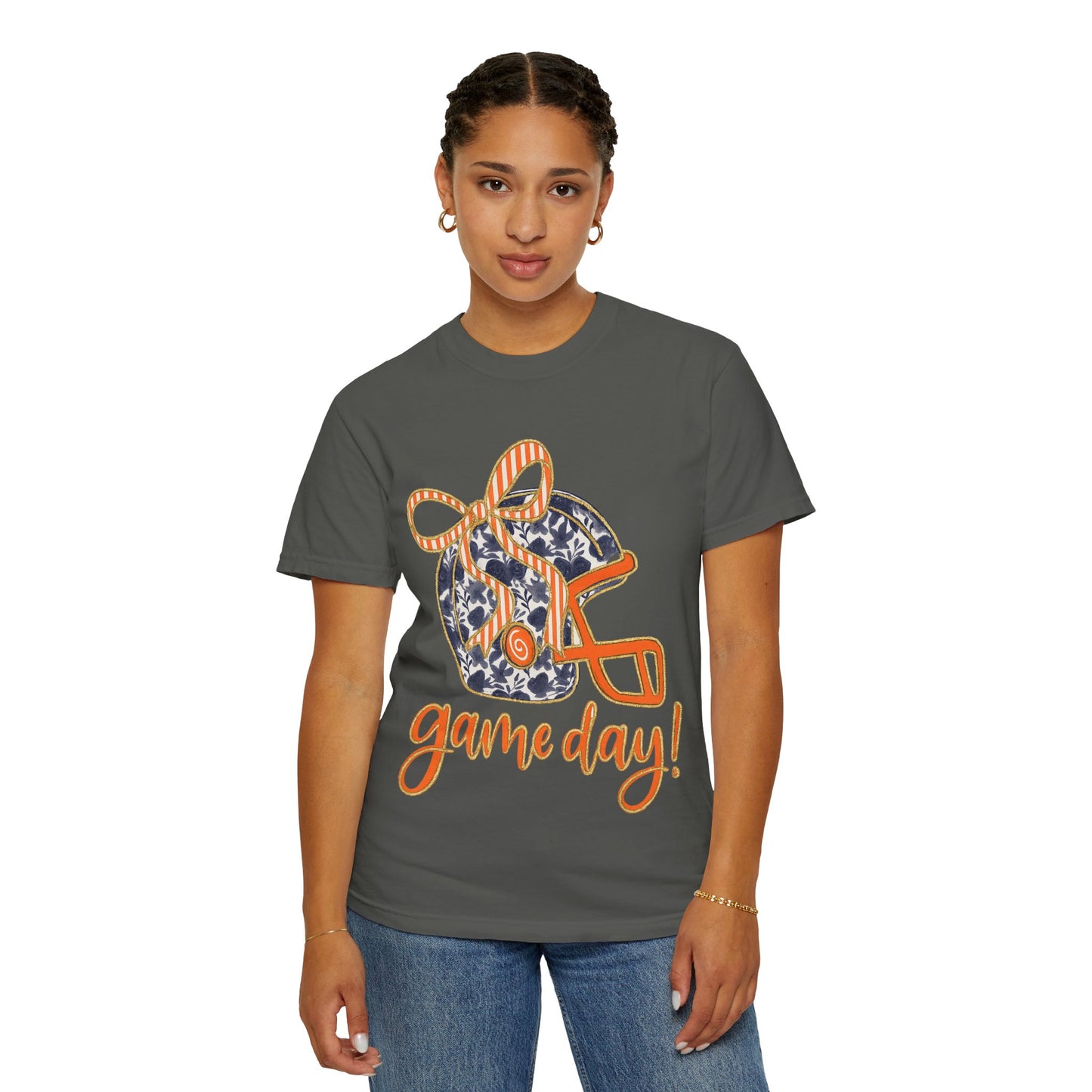 Game Day Coquette Style, Football Helmet T-Shirt | Unisex Sports Tee for Football Fans | Perfect for Tailgating, Game Everyday Wear