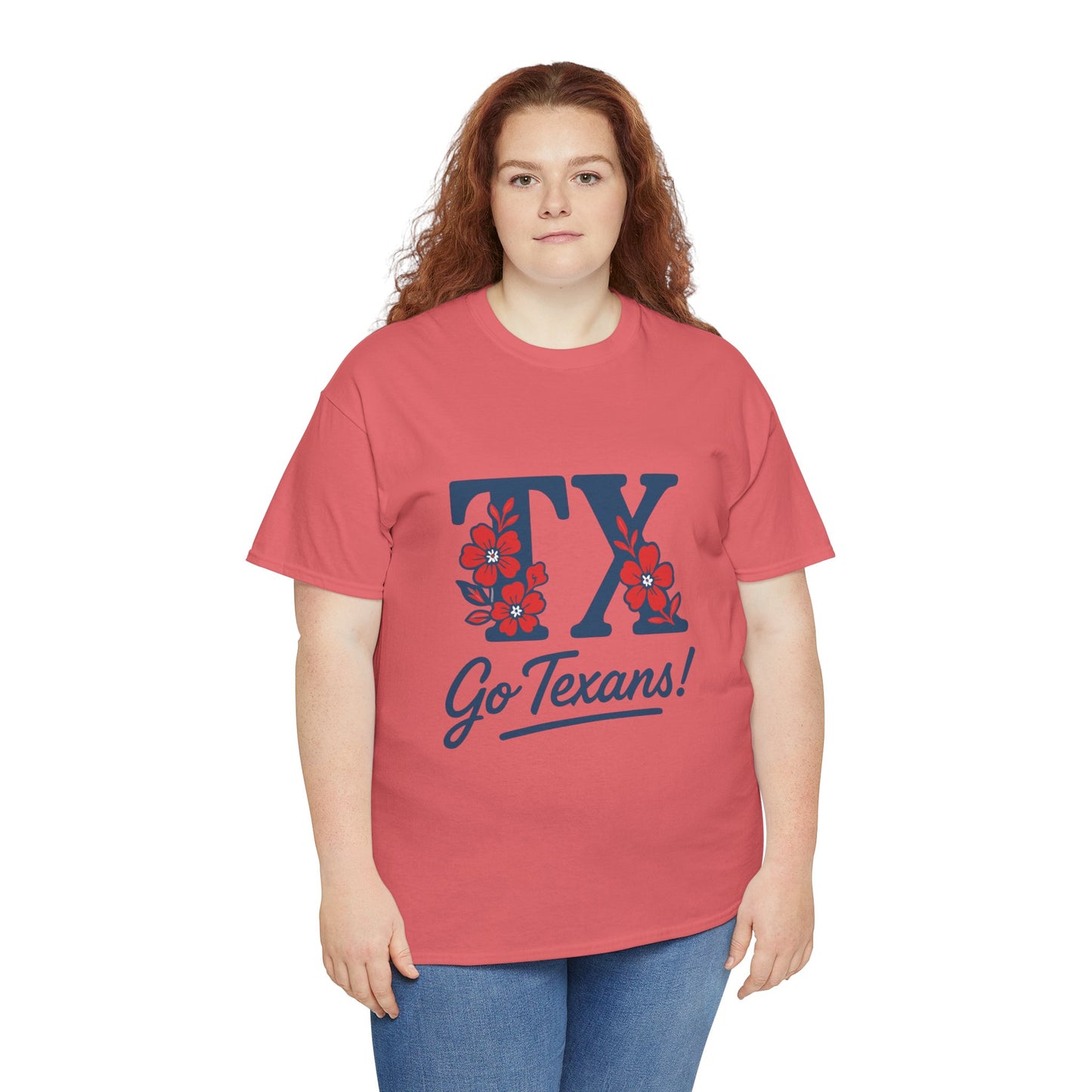 Texas Pride Unisex Cotton Tee | Go Texans! T-Shirt, Casual Wear, Game Day Shirt, Gift for Fans, Spring/Summer Style