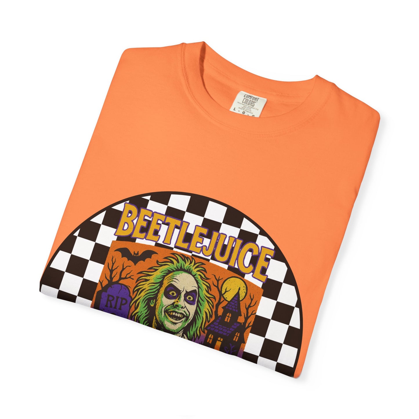 Beetlejuice Unisex T-shirt, Spooky Graphic Tee, Halloween Costume Shirt, Movie Fan Apparel, Eerie Clothing Gift