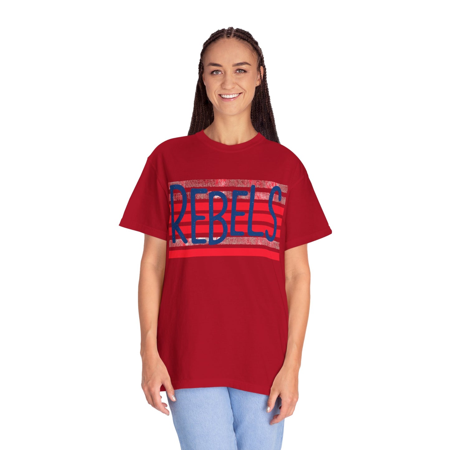 Rebels T-Shirt, Vintage Style Tee, Unisex Graphic Shirt, Summer Fashion, Independence Day Apparel, Football Game Day, Hotty Toddy