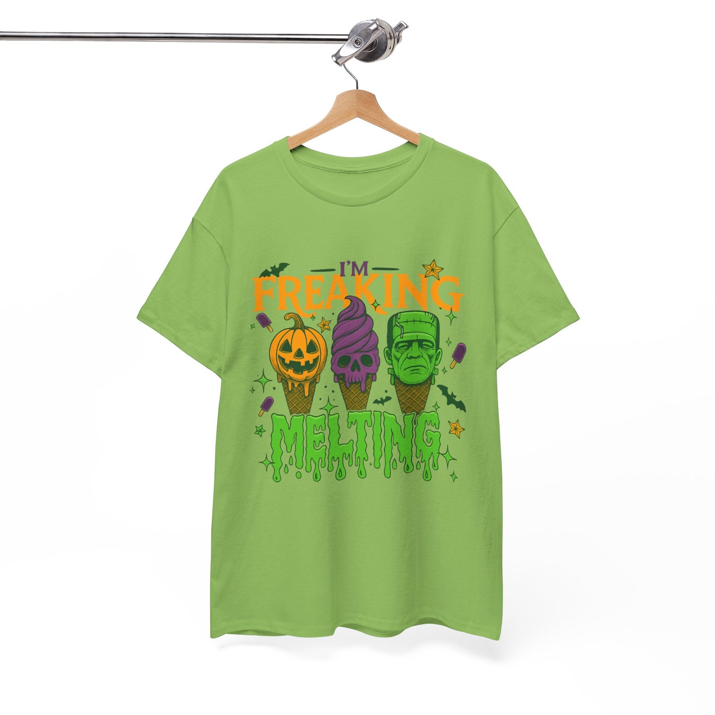 Halloween Unisex Heavy Cotton Tee, Fun Fall Shirt, Halloween Costume Top, Spooky Party Tee, Trick or Treat Apparel