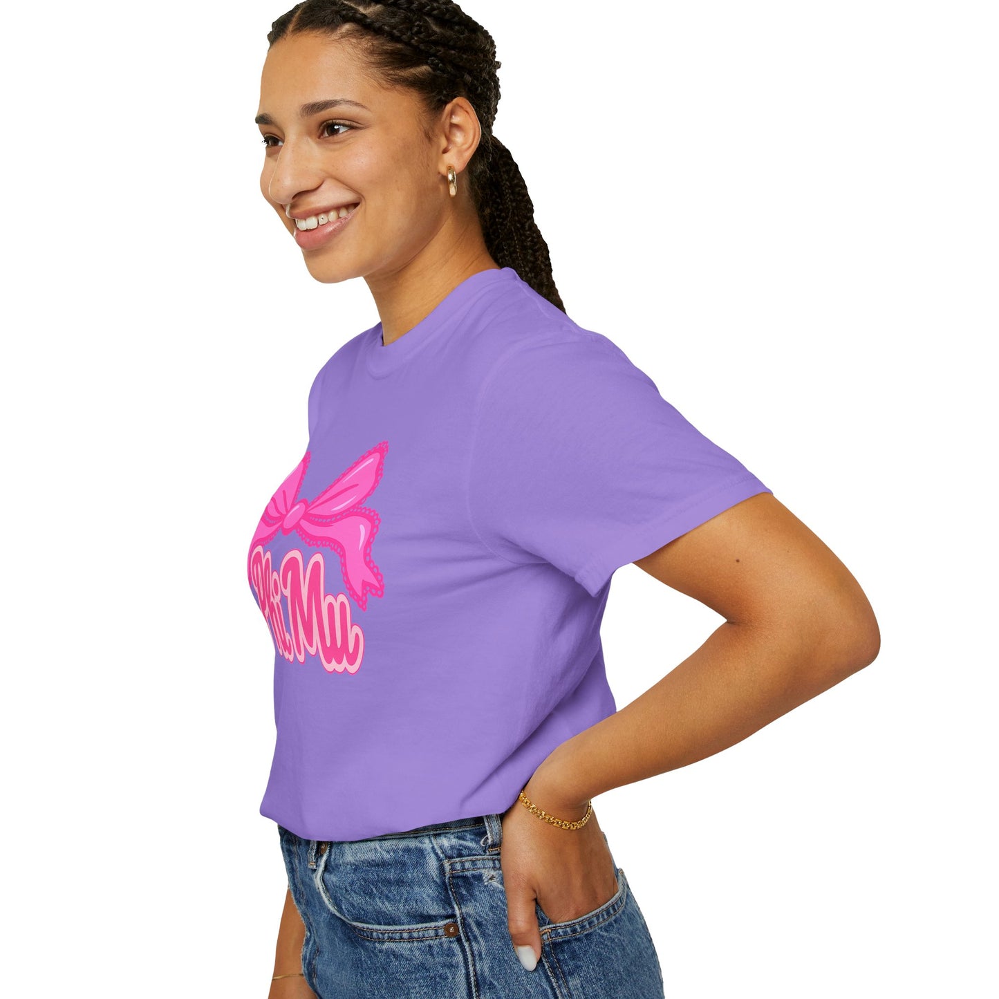 PhiMu Bow Pink Sorority T-Shirt