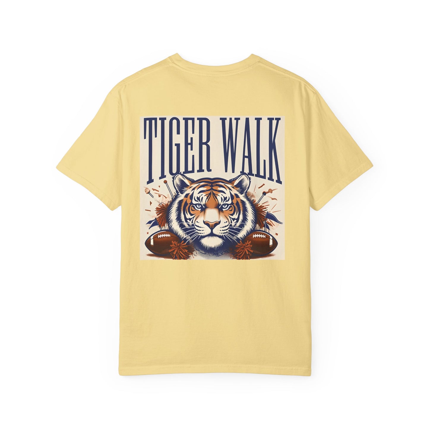 War Eagle Tiger Walk Unisex T-Shirt, Casual Tee, College Apparel, Game Day Shirt, Sports Fan Gear, Gift for Auburn Fans