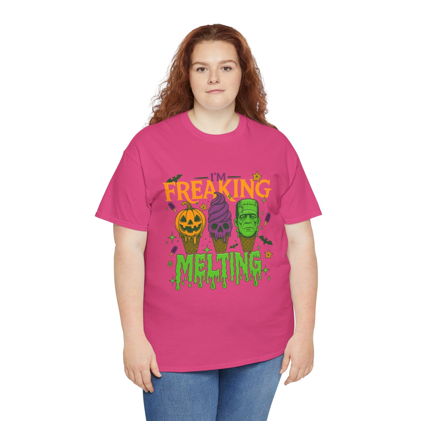 Halloween Unisex Heavy Cotton Tee, Fun Fall Shirt, Halloween Costume Top, Spooky Party Tee, Trick or Treat Apparel