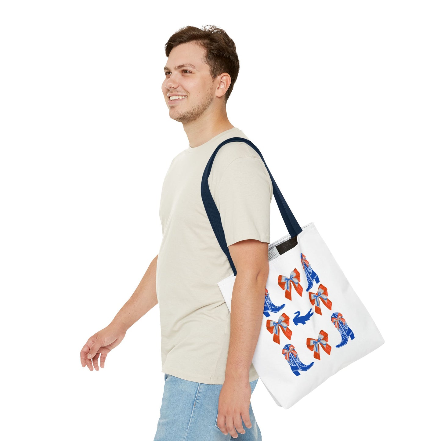 FL gators game day tote bag, UF fan gift, UF alumni, graduation gift, college student gift, chomp! chomp!, florida fan gift, florida game day, go gators