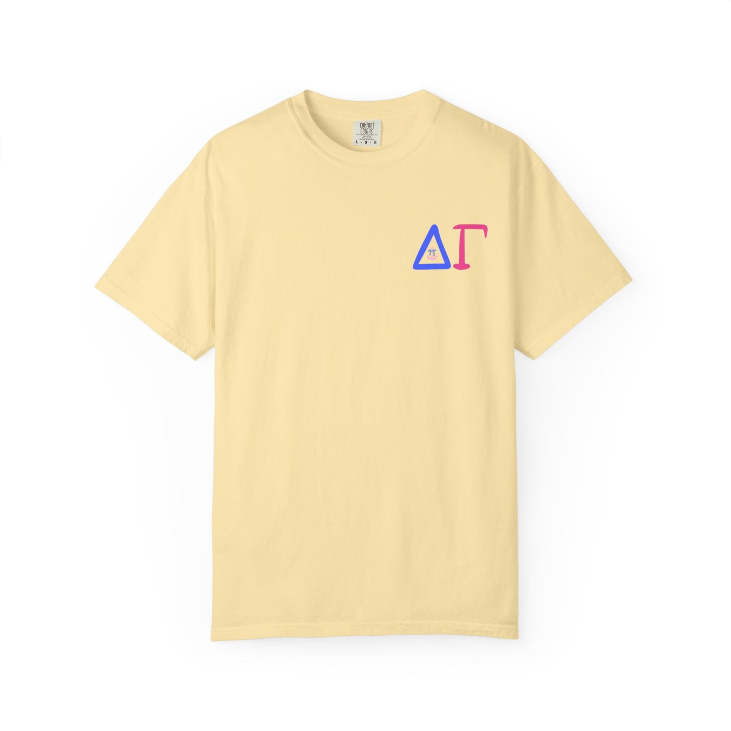 Delta Gamma Unisex Garment-Dyed T-Shirt, Sorority Pride Shirt, Nautical Design Tee, Perfect for Recruitment and Celebrations, Gift Idea