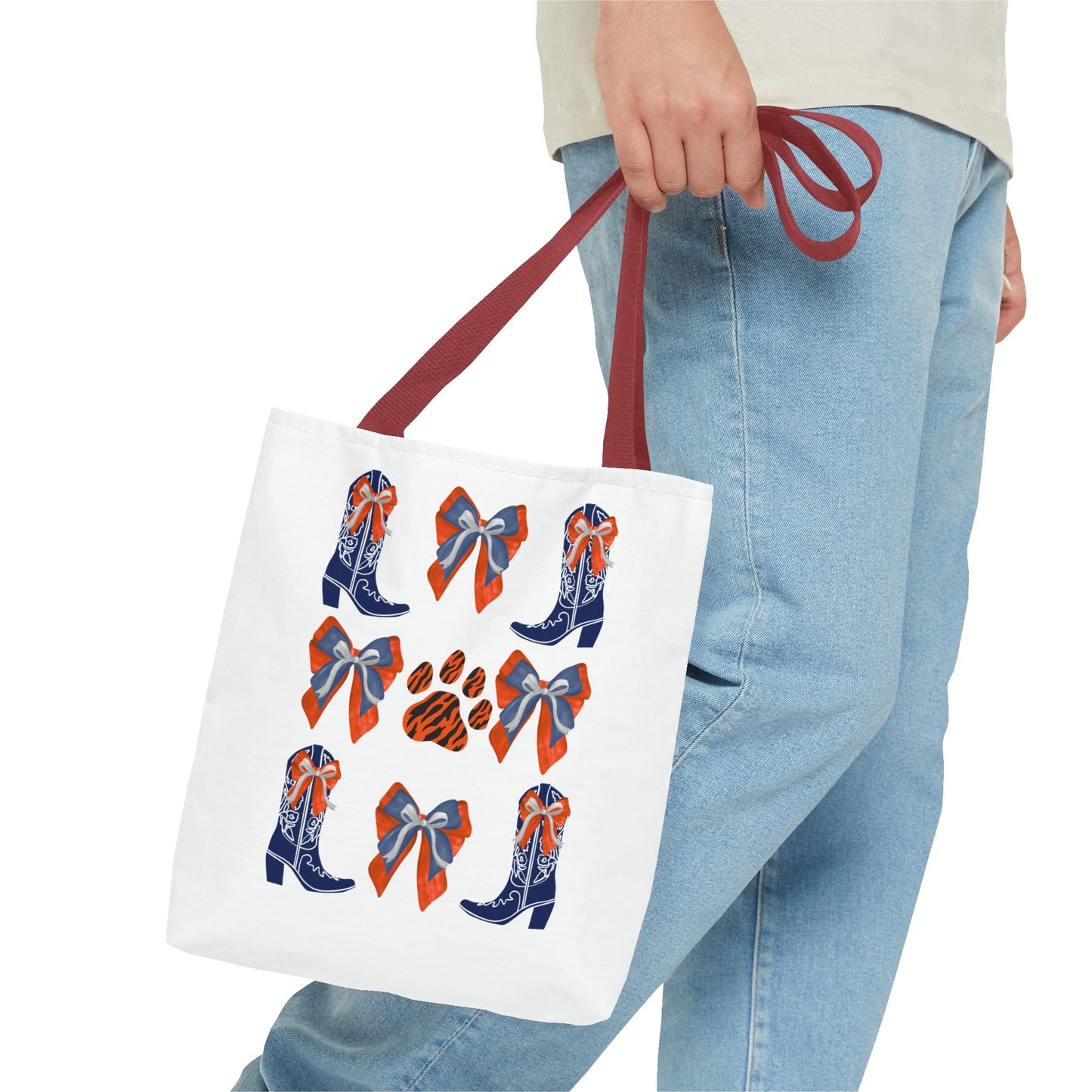 Au Tigers Spirit Tote Bag, Cute Accessories, Back to School, Gift for Sports Fans, Cheerleading Team Bag, war eagle, go tigers, auburn game day, auburn fan gift, graduation gift, auburn alumni