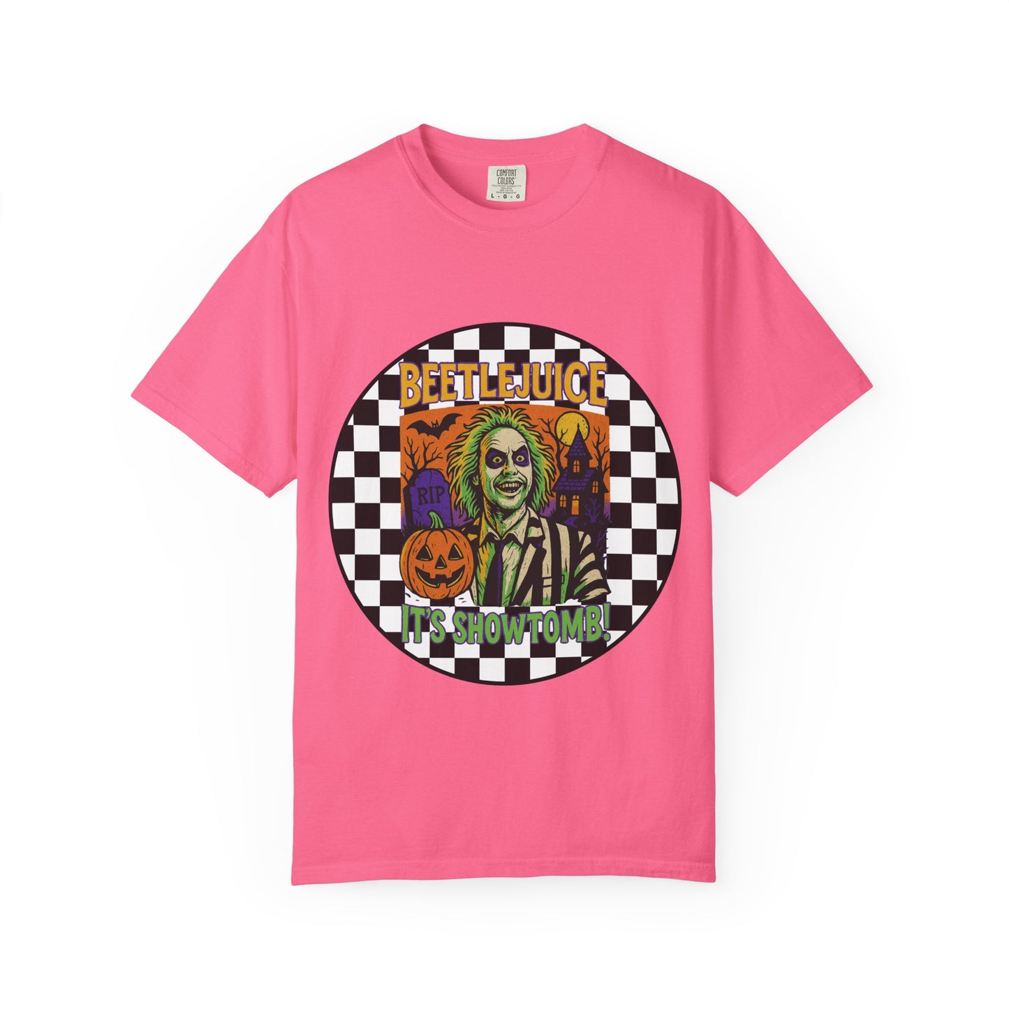 Beetlejuice Unisex T-shirt, Spooky Graphic Tee, Halloween Costume Shirt, Movie Fan Apparel, Eerie Clothing Gift
