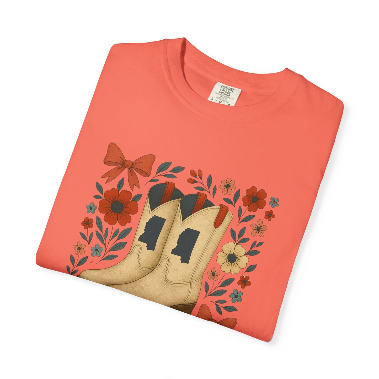 Mississippi Coquette Bow Unisex Tee - Ole Miss Fan Gift