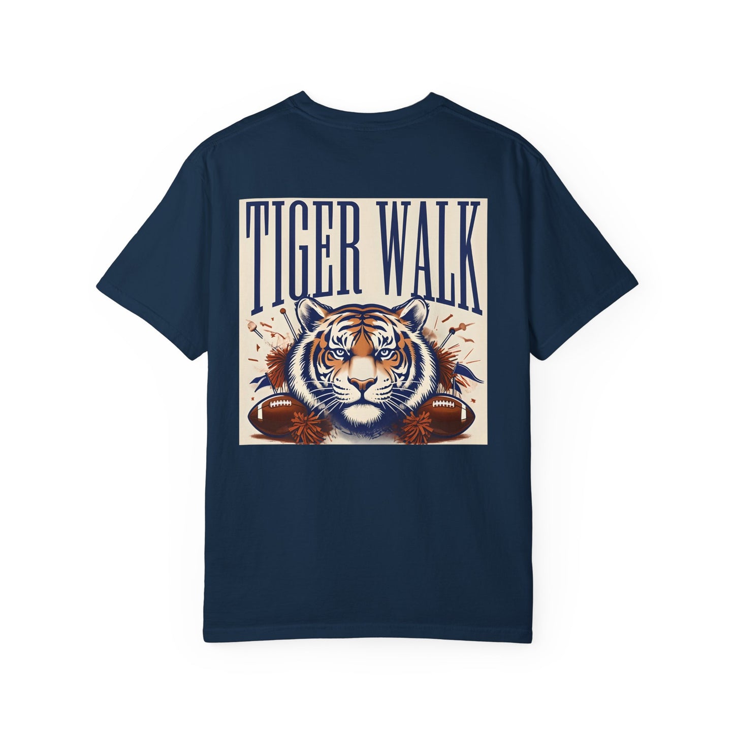 War Eagle Tiger Walk Unisex T-Shirt, Casual Tee, College Apparel, Game Day Shirt, Sports Fan Gear, Gift for Auburn Fans