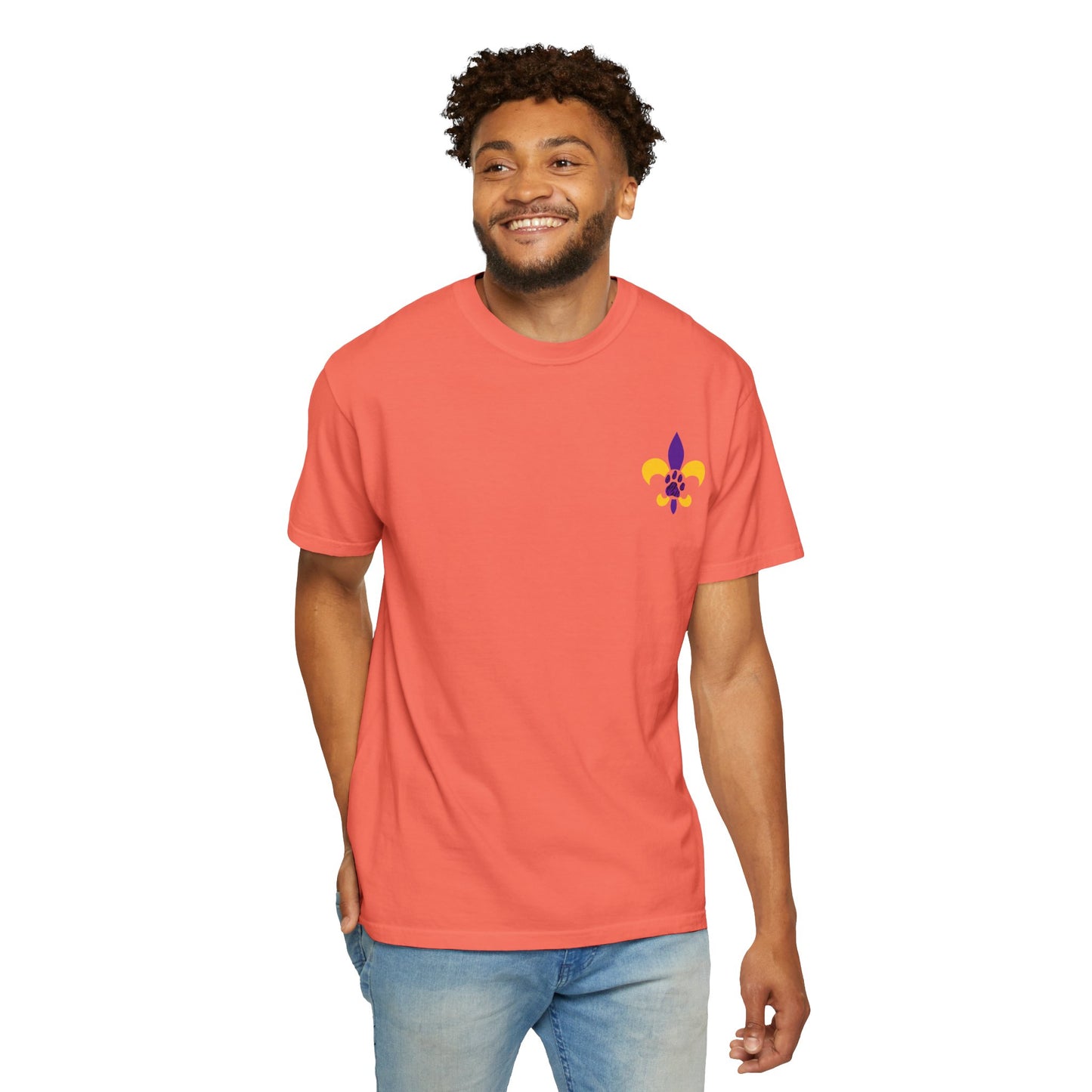 Baton Rouge Spirit T-Shirt - Unisex Garment-Dyed Tee for Game Day, College Football, Mardi Gras, Team Pride, Casual Wear