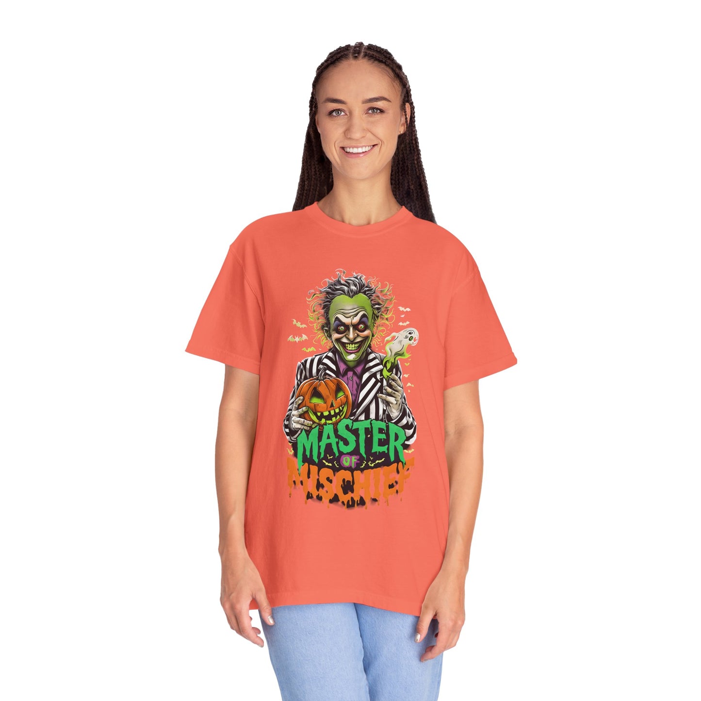 Master of Mischief Unisex T-Shirt, Halloween Party Shirt, Costume Tee, Spooky Gift, Fall Apparel, Graphic Tee