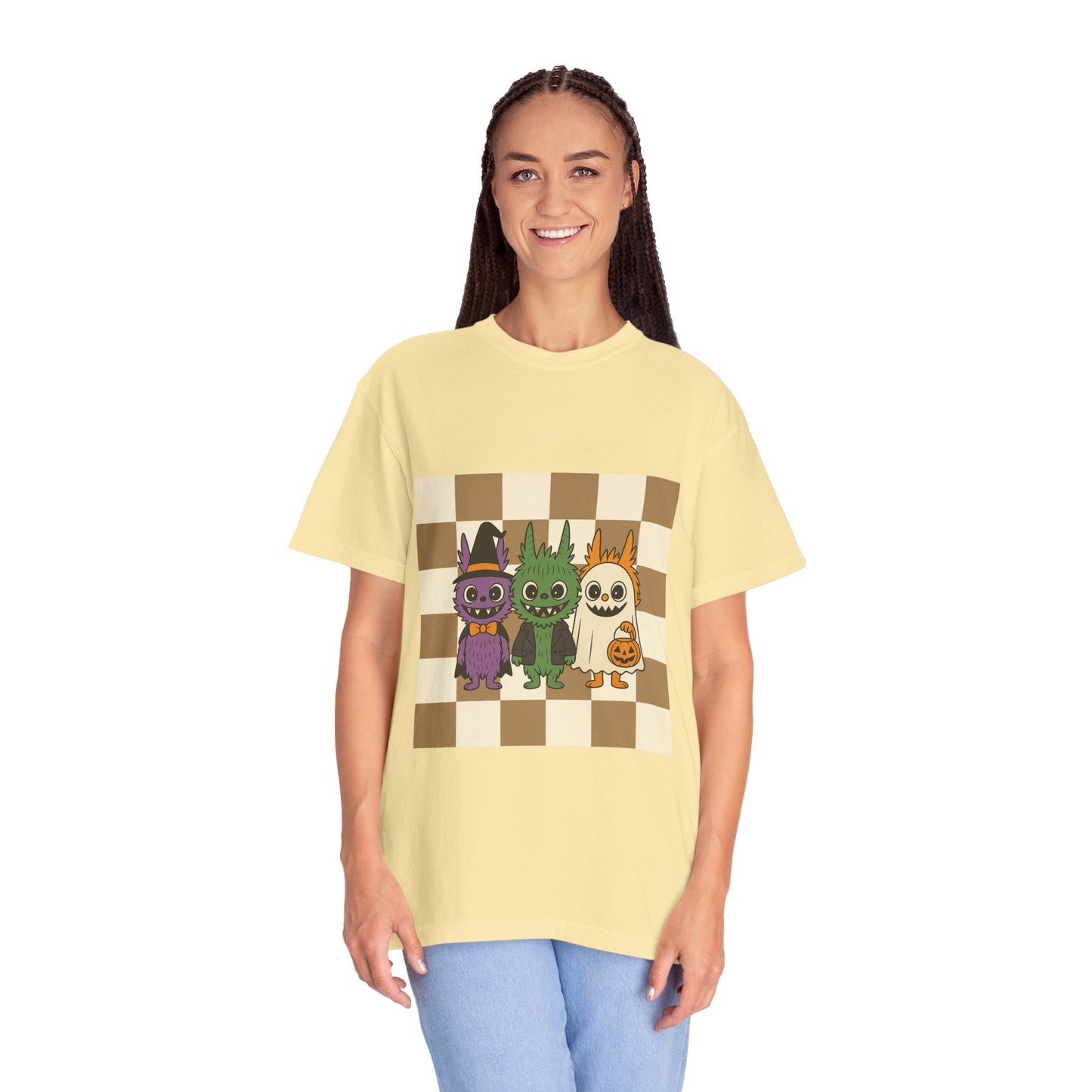 Cute Halloween Monster T-Shirt, Spooky Graphic Tee, Fall Apparel, Unisex Shirt, Trick or Treat, Halloween Party Outfit