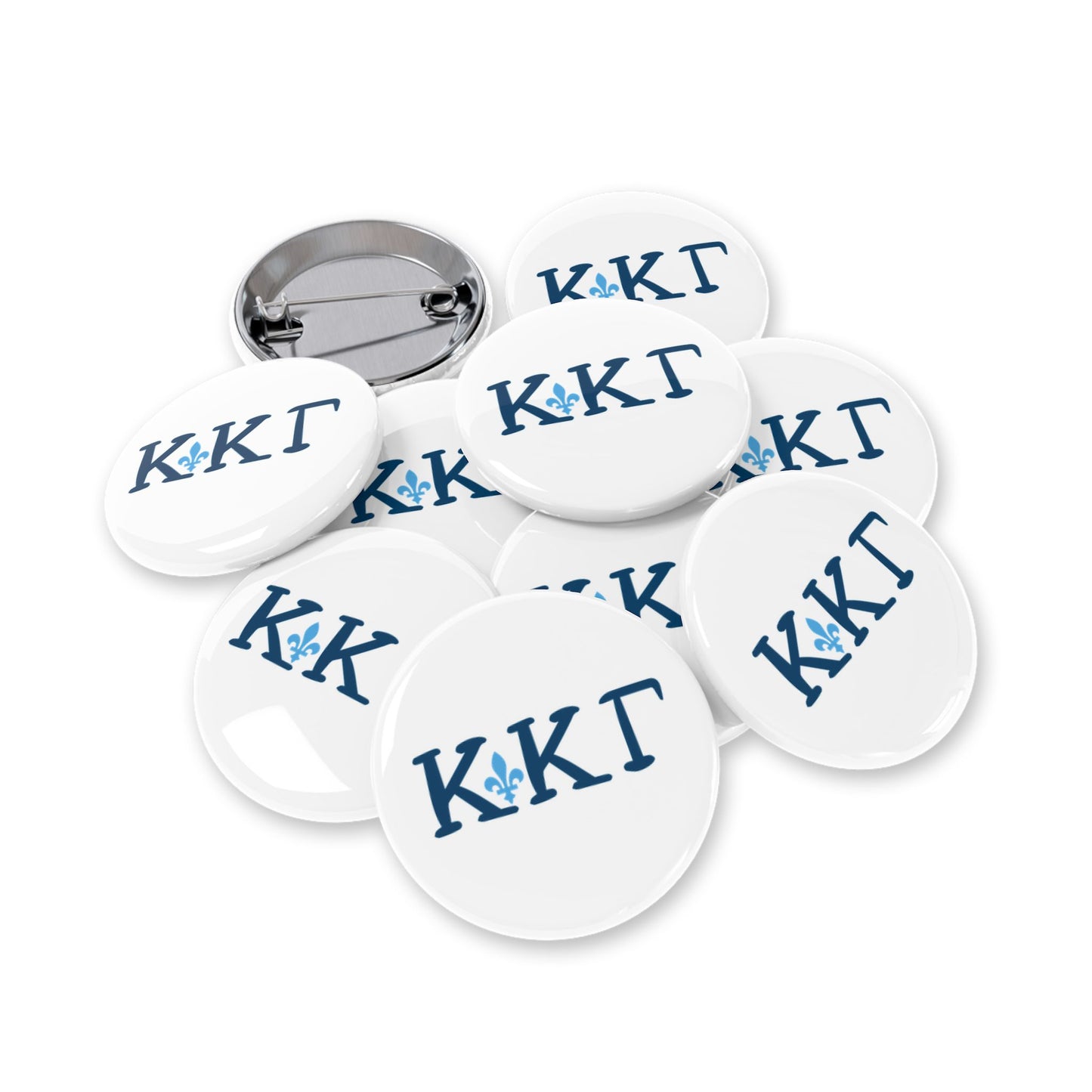 Kappa Kappa Gamma Round Pins, Sorority Badge, Enamel Button, College Gifts, Greek Life Accessories