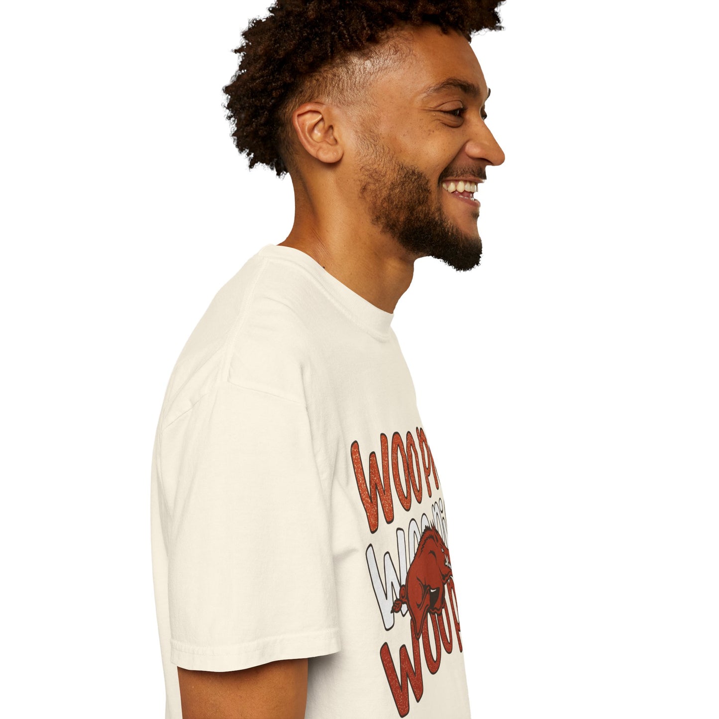 Woo Pig Garment-Dyed T-Shirt, Unisex Tee, Arkansas Pride Shirt, Casual Everyday Wear, College Game Day Tee, Fun Graphic Tee