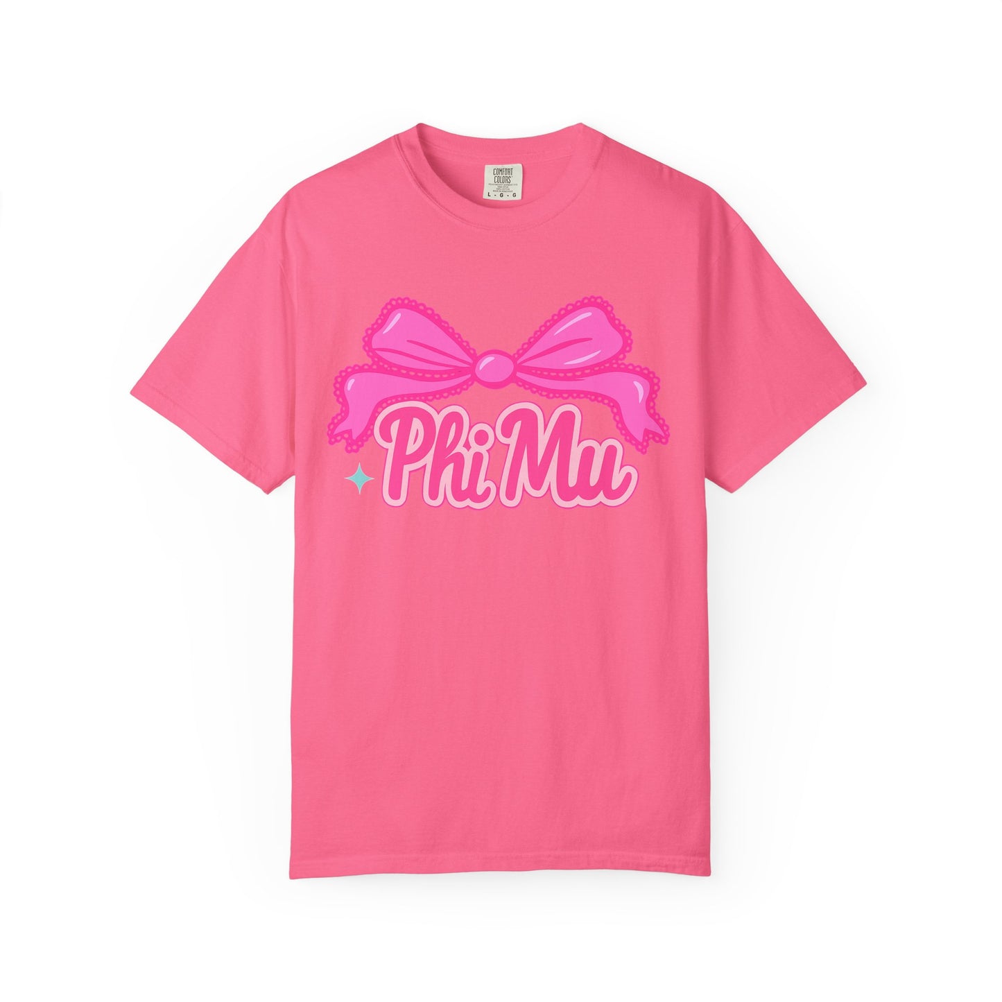 PhiMu Bow Pink Sorority T-Shirt